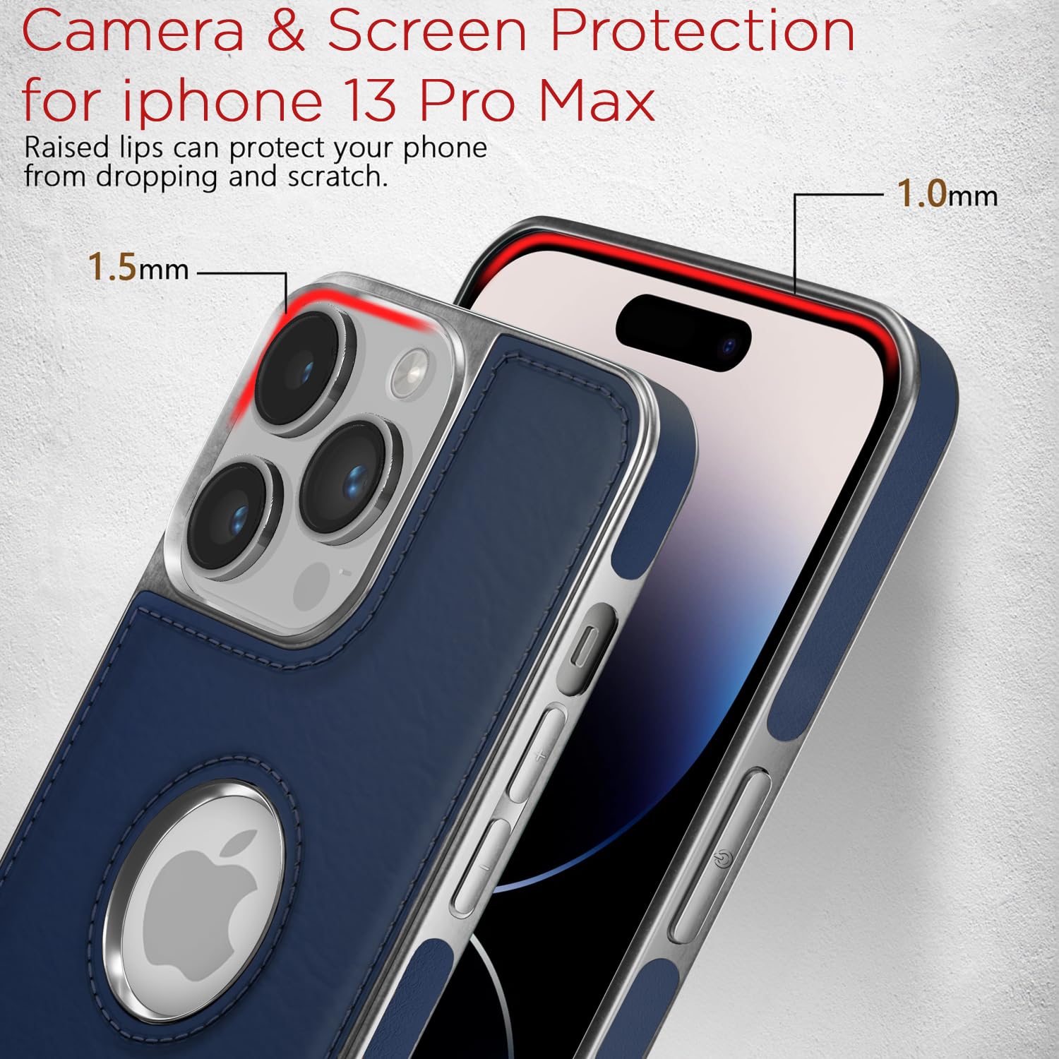Pikkme iPhone 14 Pro chrome blue back cover – photo 4