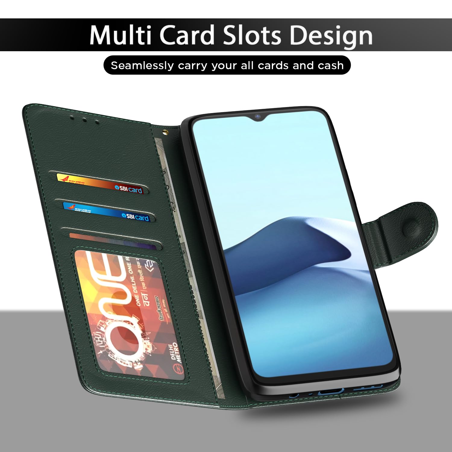Pikkme green flip case for Vivo Y12s/Y20/Y20i/Y20G – photo 5