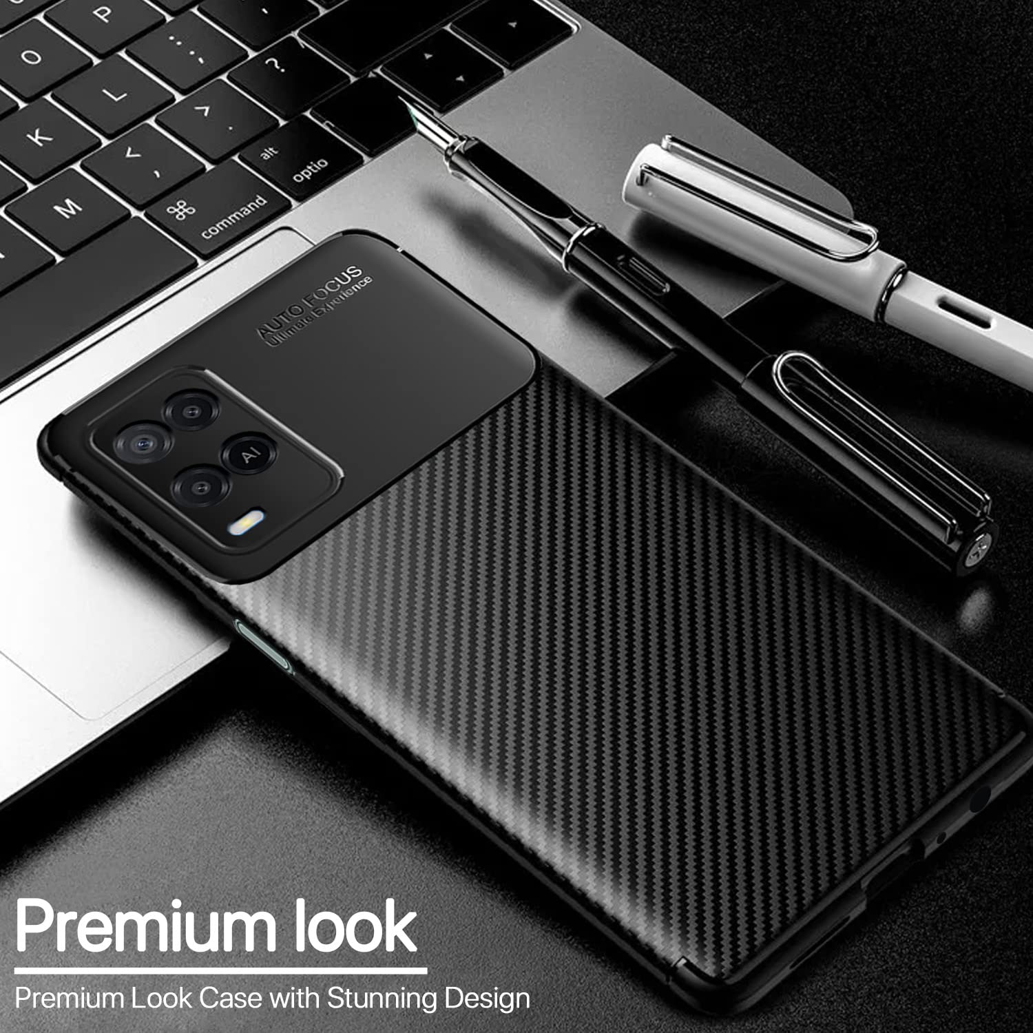 Black phone cover for Oppo A54 – Pikkme – photo 3