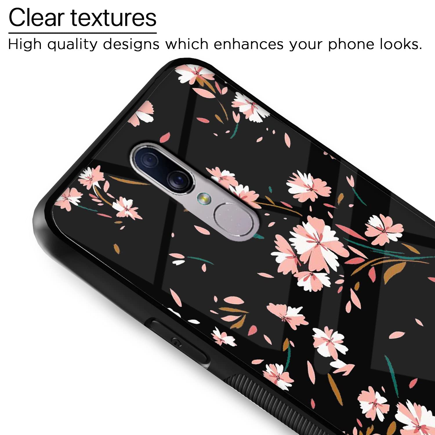 Pikkme Oppo F11 Flower mobile back cover – photo 4