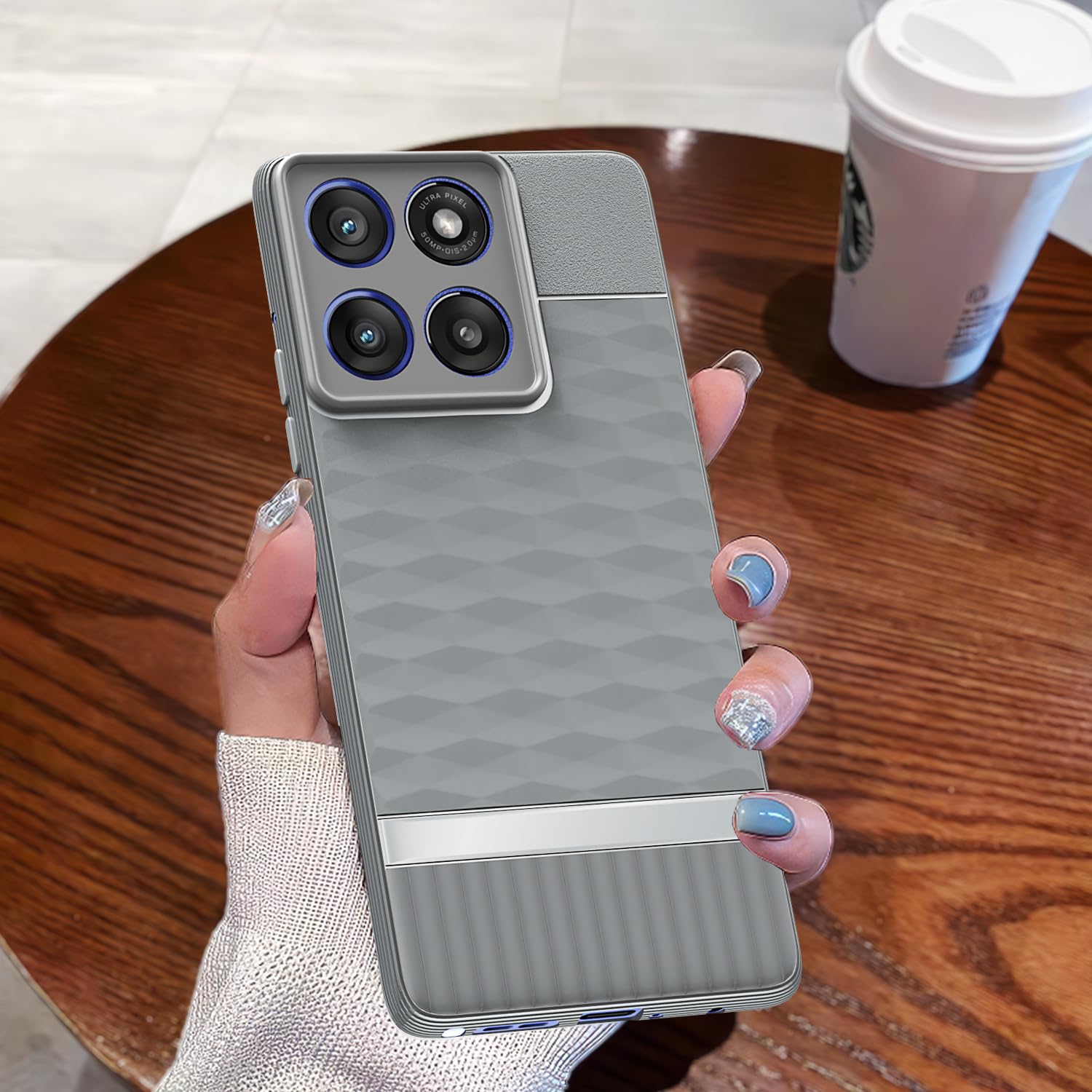Grey phone cover for Moto Edge 60 – Pikkme – photo 7