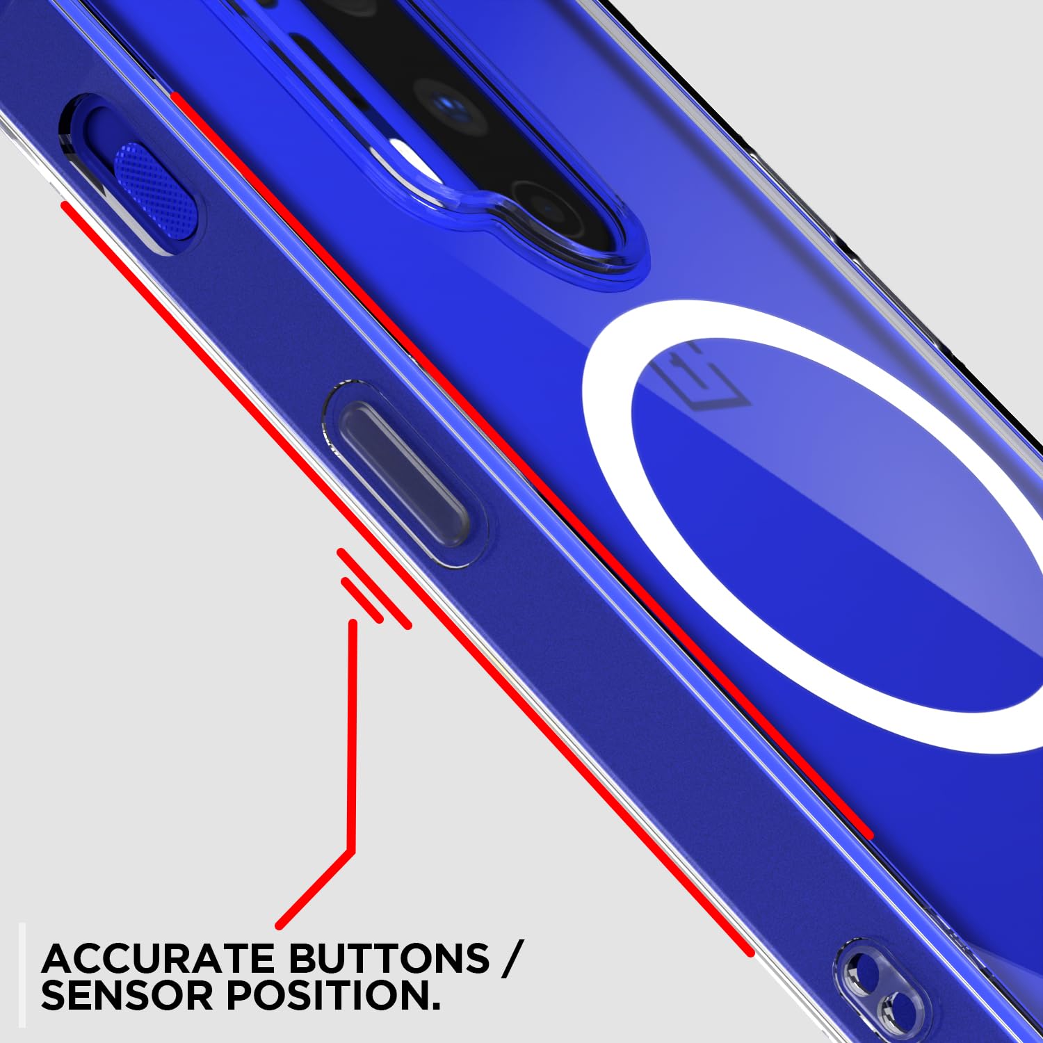 Pikkme transparent mag-safe MagSafe phone cover for OnePlus 8 Pro – photo 6