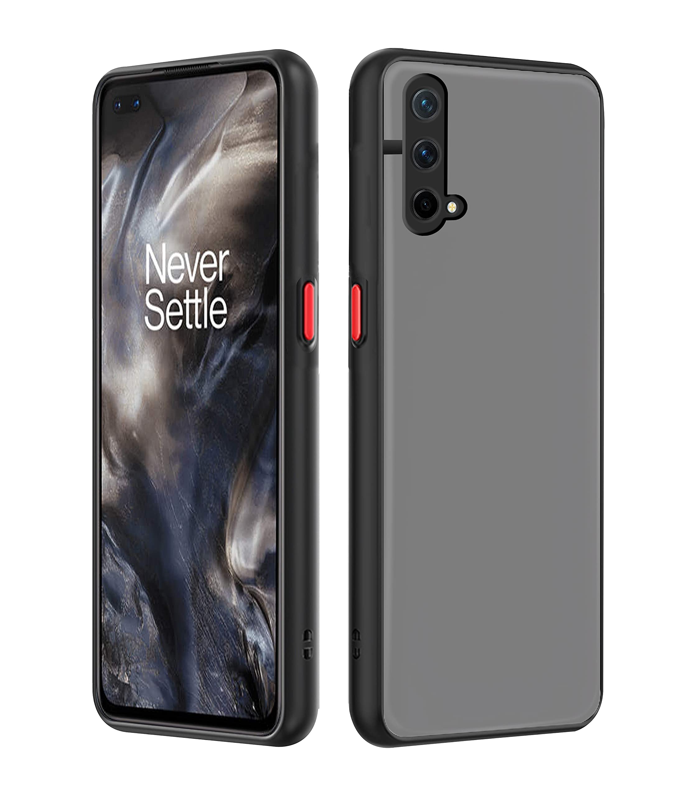 Black mobile back cover for OnePlus Nord CE 5G – Pikkme