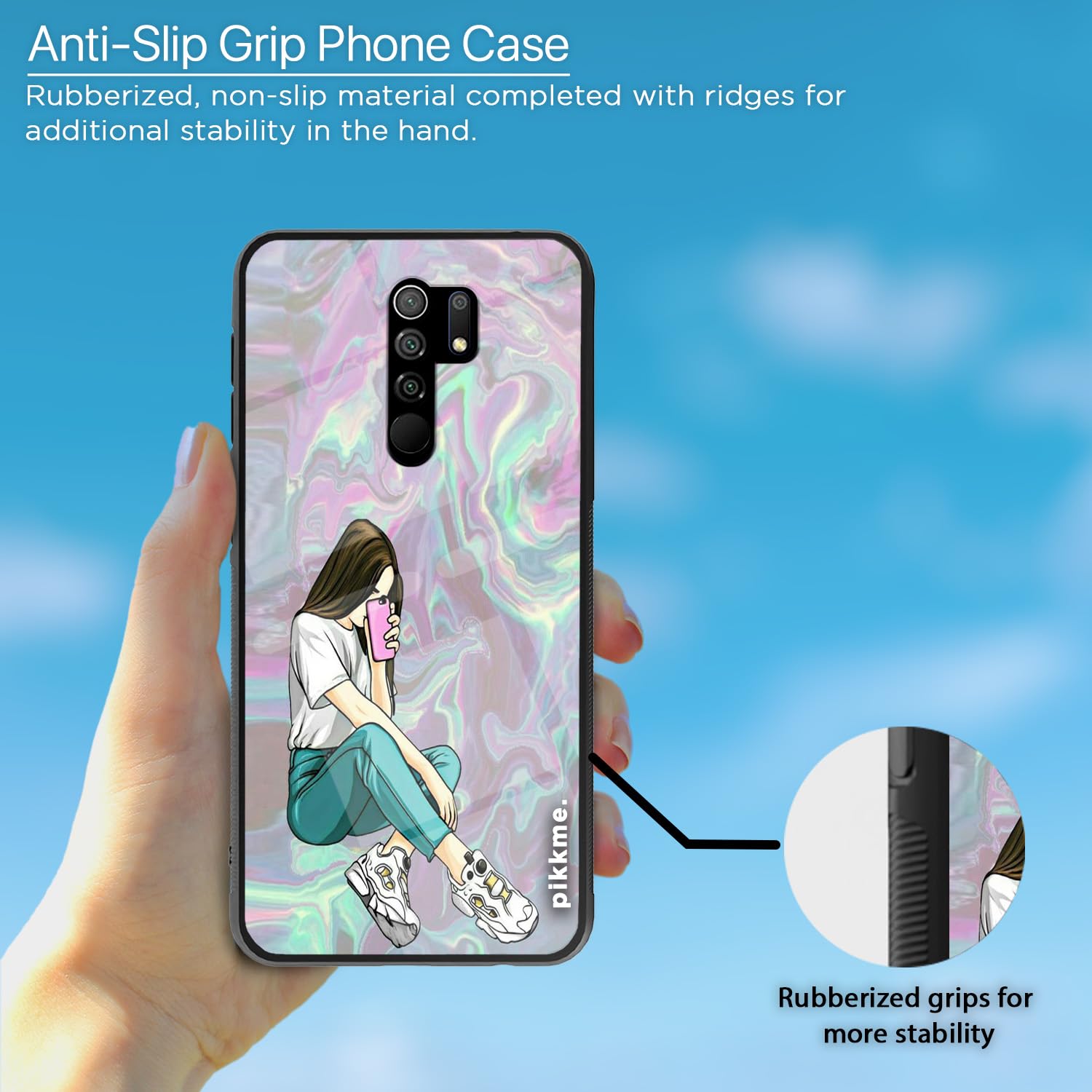 Pikkme Hybrid mobile cover for Redmi 9 Prime – photo 5