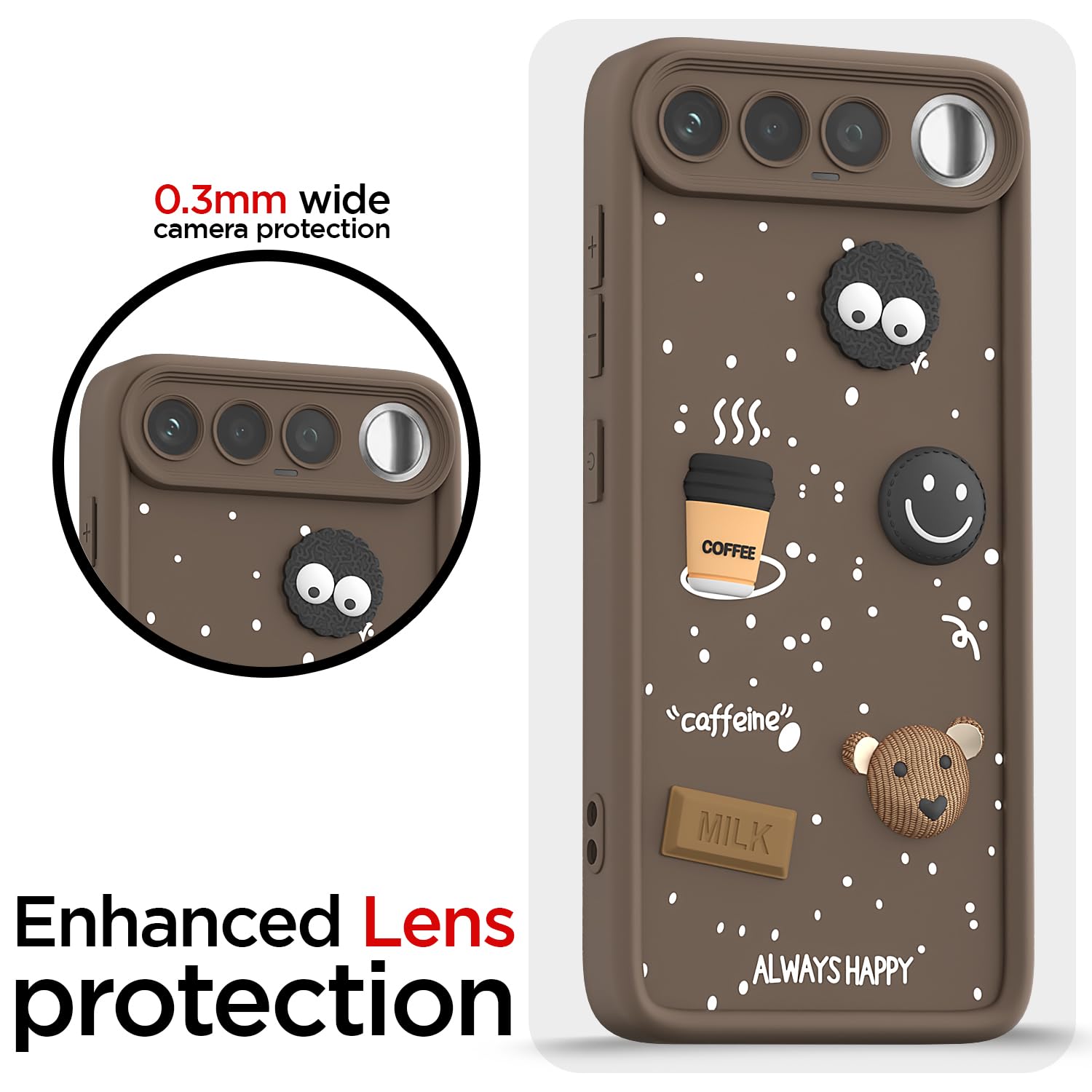 Brown Silicone mobile cover for Realme 16 5G/3D – Pikkme – photo 5
