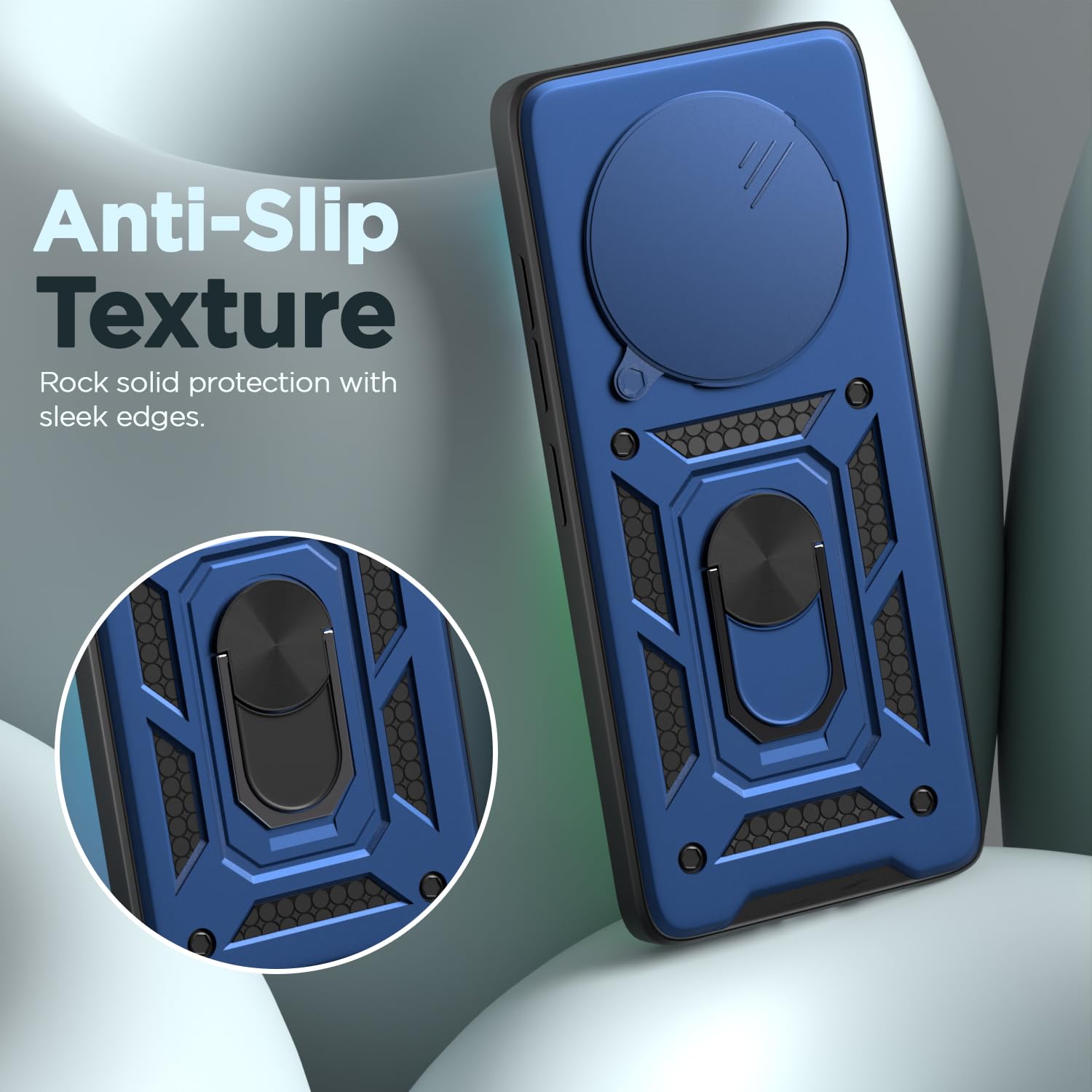 Pikkme Oppo F29 5G D10 Tough Armor Back Cover (Blue)