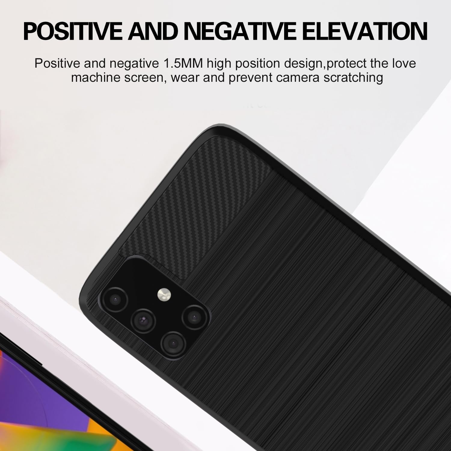 Pikkme black Carbon phone cover for Samsung M31s – photo 4