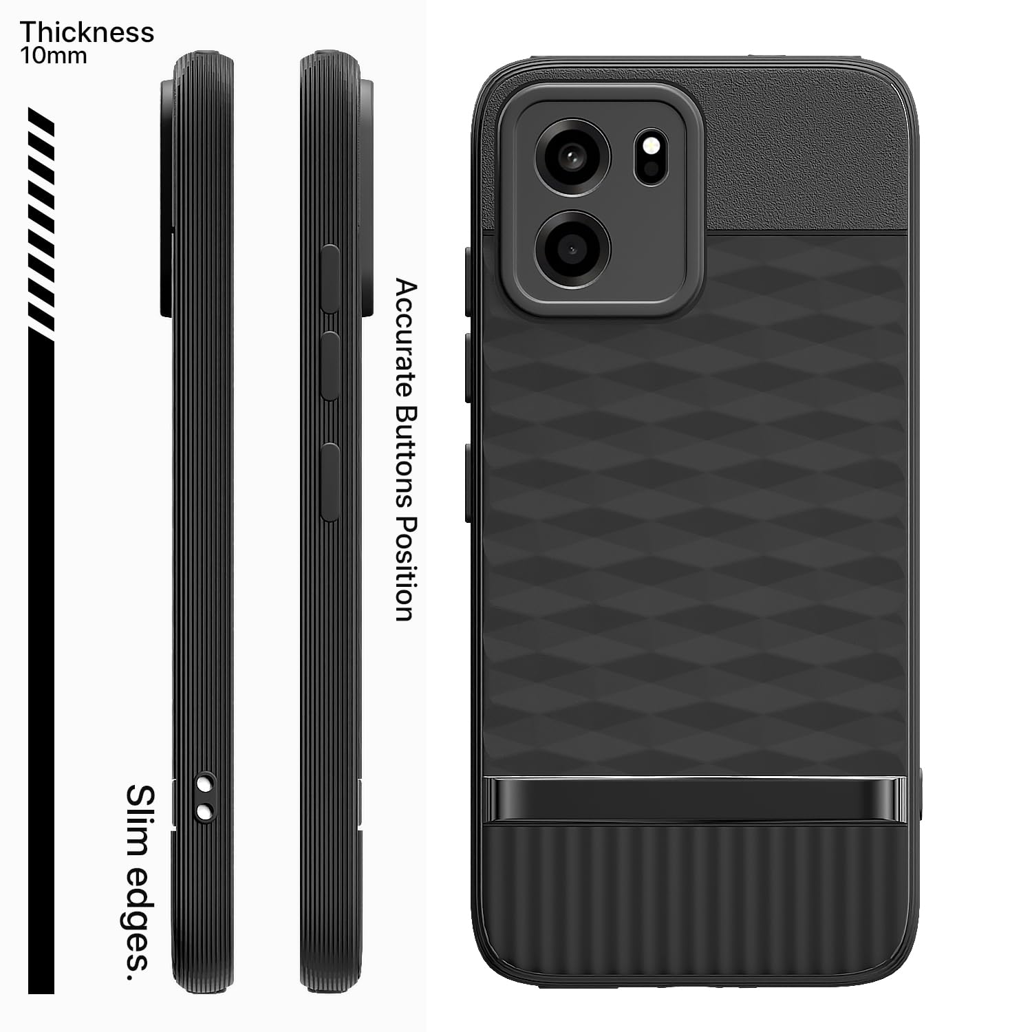 Pikkme OnePlus Nord CE 6 5G black mobile back cover – photo 3