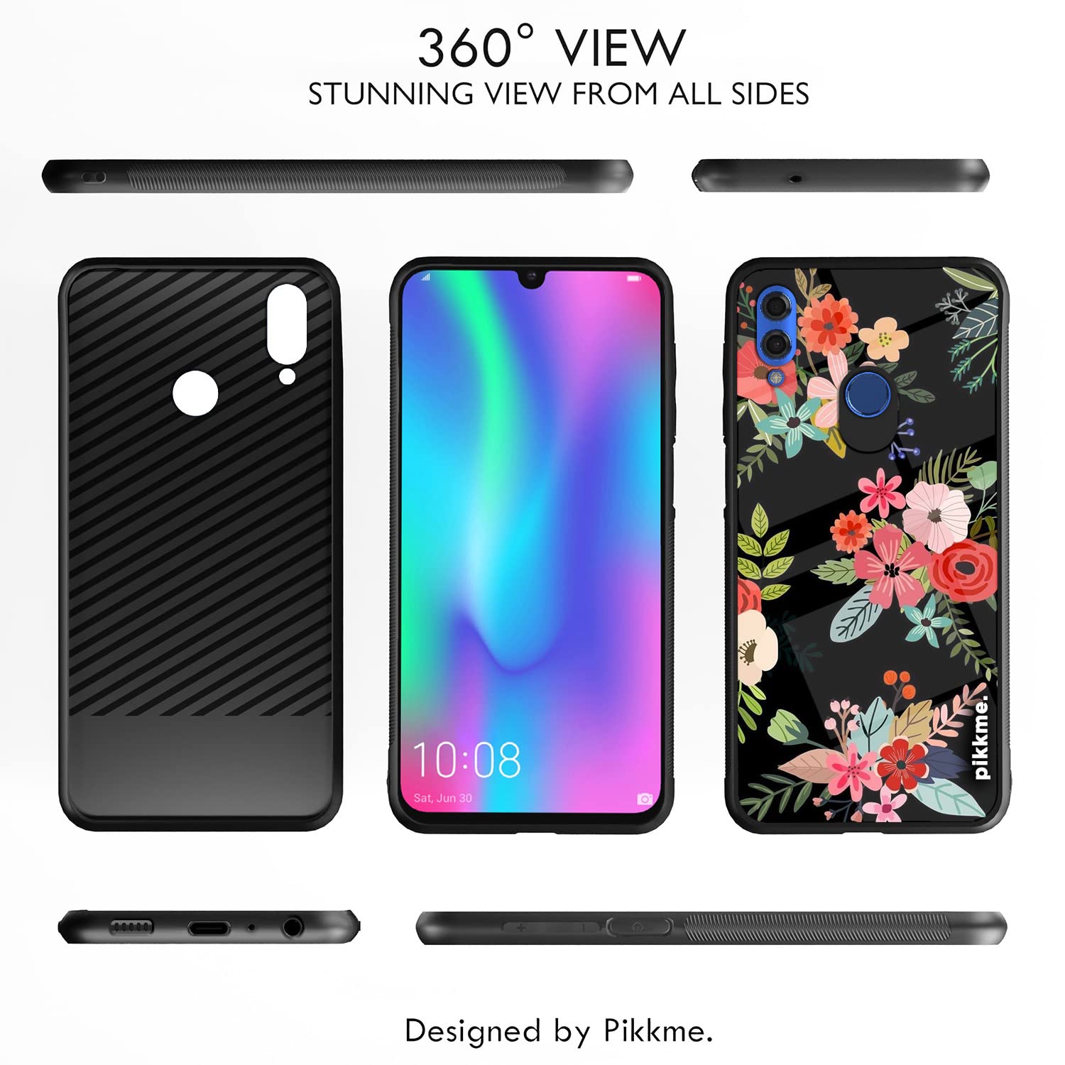 Pikkme Honor 10 Lite Flower mobile back cover – photo 2