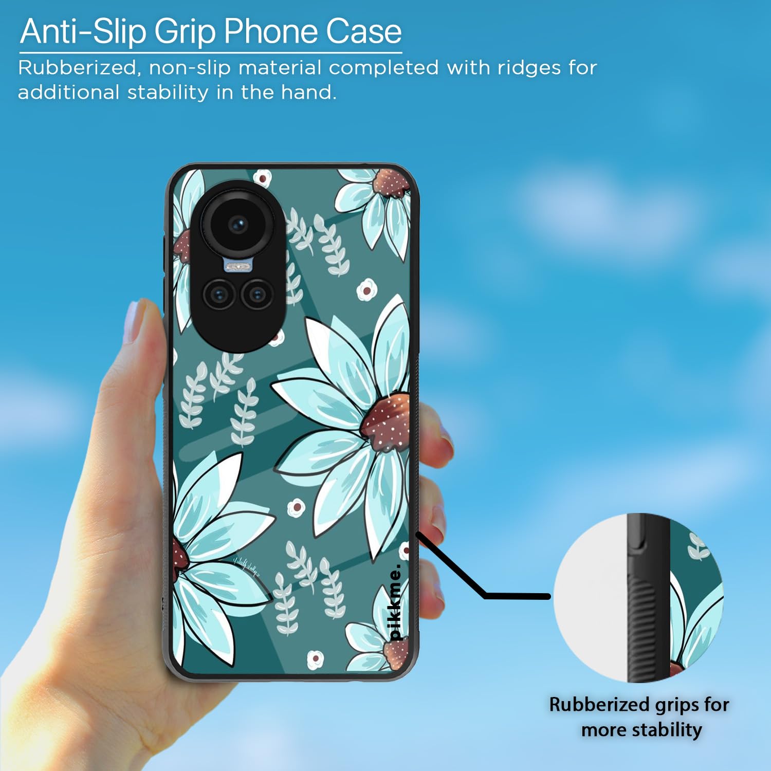 Pikkme Oppo Reno 10 5G Flower mobile cover – photo 5