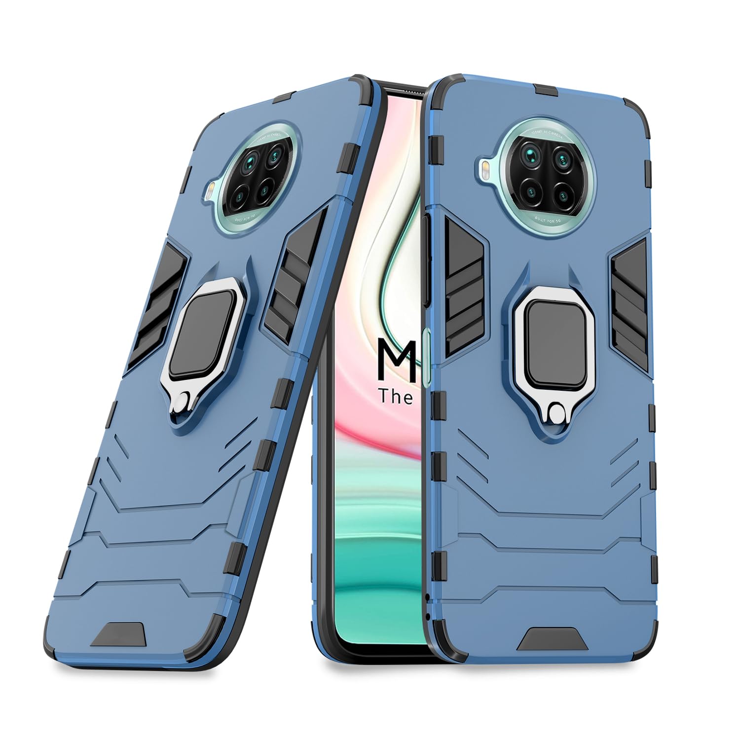 Pikkme MI 10i 5G D5 Tough Armor blue phone cover