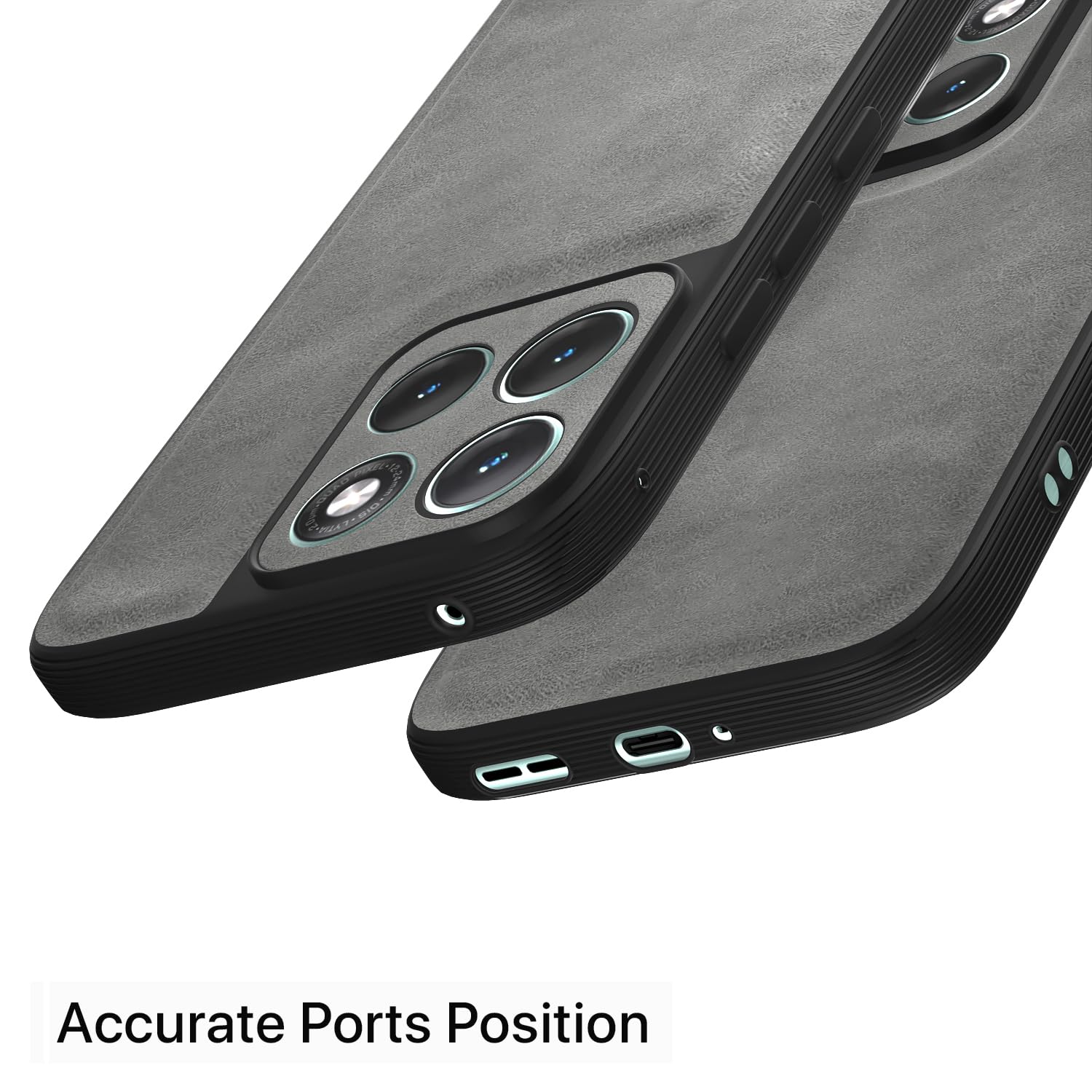 Moto Edge 70 Fusion 5G mobile back cover in grey by Pikkme – photo 4