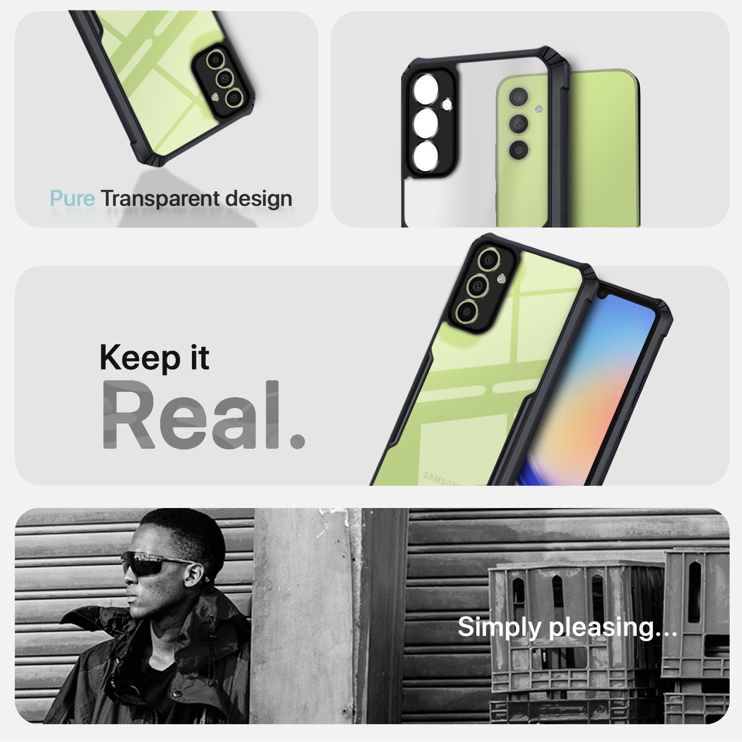 Black back cover for Samsung A34 5G – Pikkme – photo 4