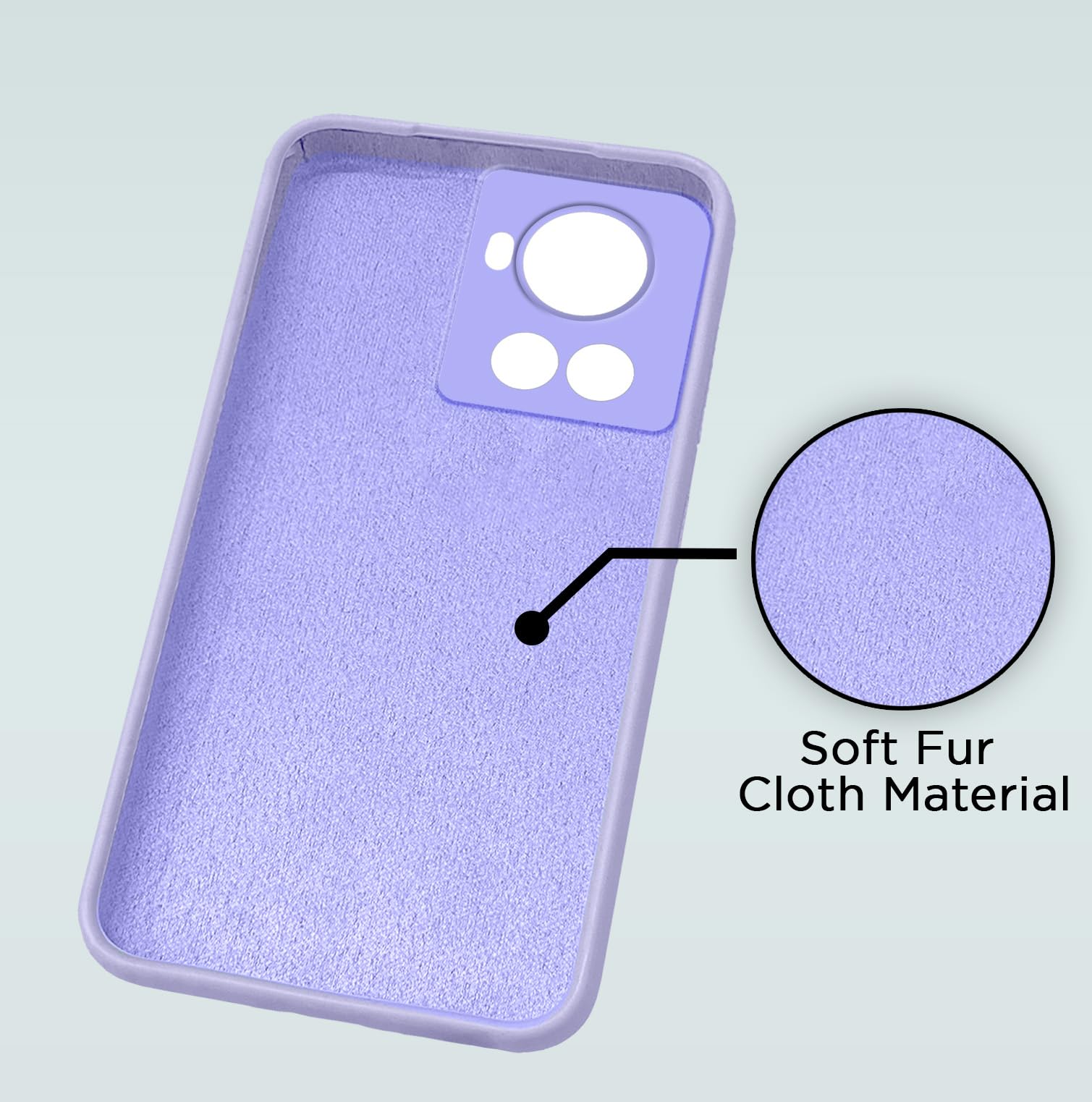 Purple Liquid Silicone mobile cover for OnePlus 10R/10R Prime 5G – Pikkme – photo 2