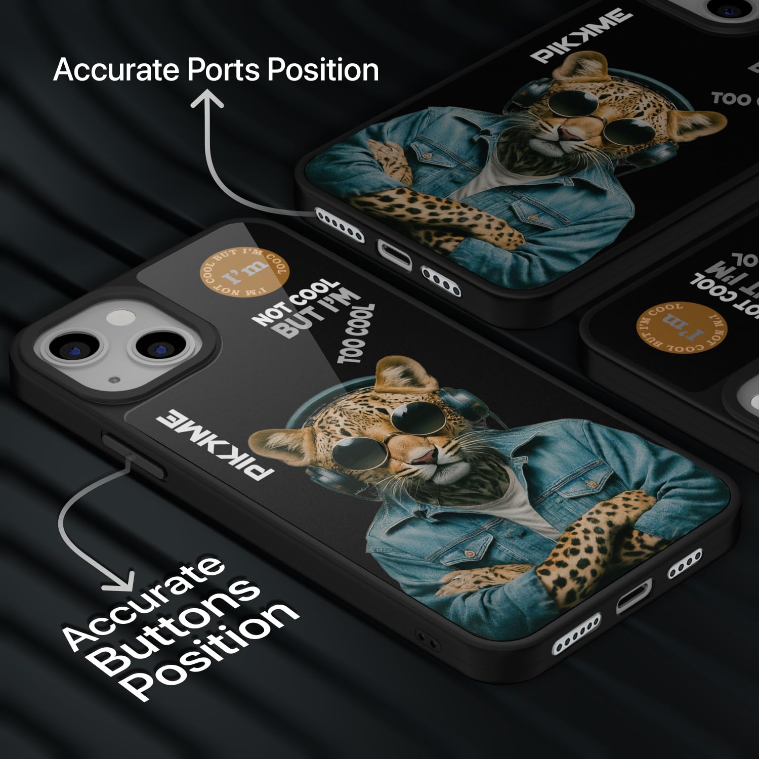 Pikkme iPhone 15 Plus Leopard Swag mobile back cover – photo 5