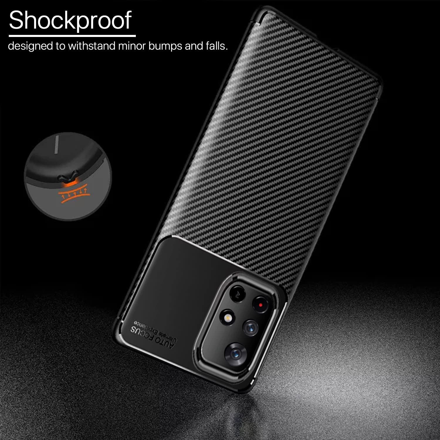 Pikkme Redmi Note 11T/Poco M4 Pro 5G black back cover – photo 4