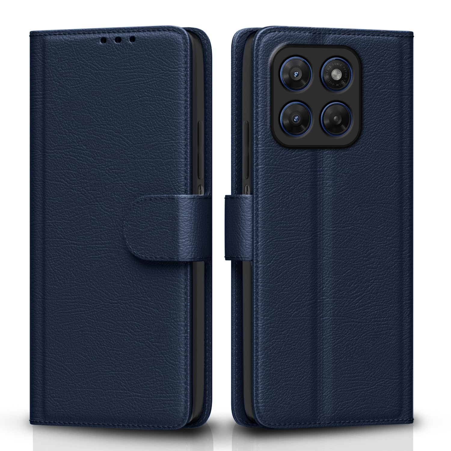 Pikkme Moto G77 Power 5G blue wallet flip cover