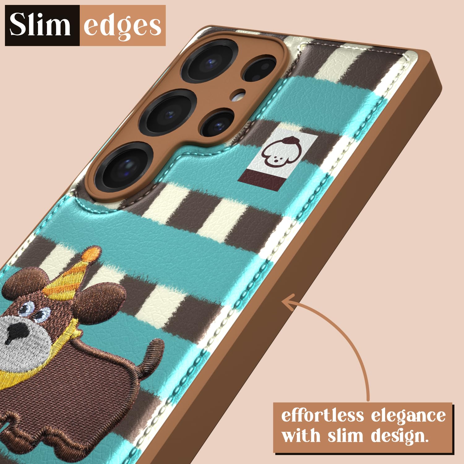 Pikkme Samsung Galaxy S25 Ultra Cute Girlish Dog Series Back Cover (Design2)