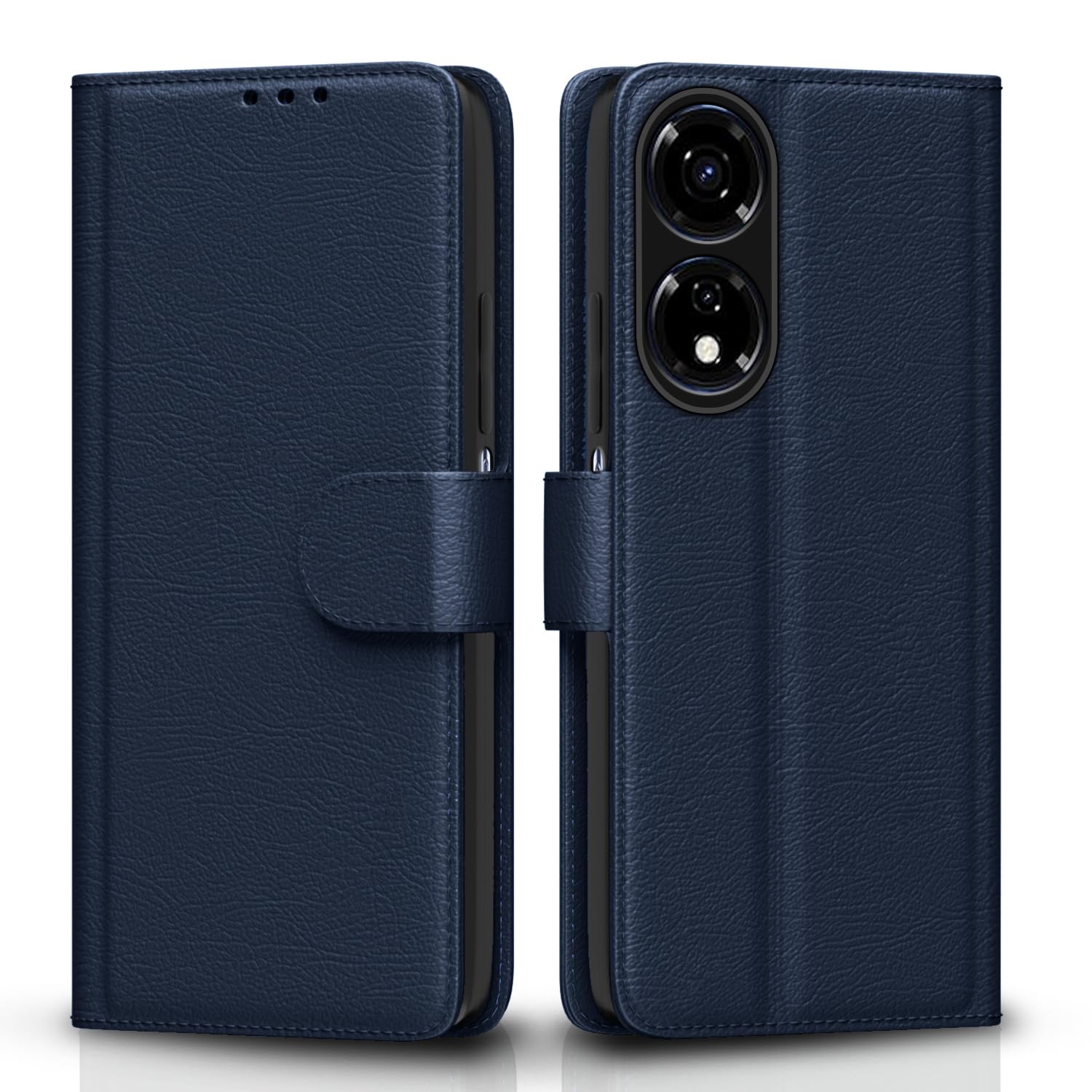 Pikkme blue Wallet wallet flip cover for Itel P55 5G
