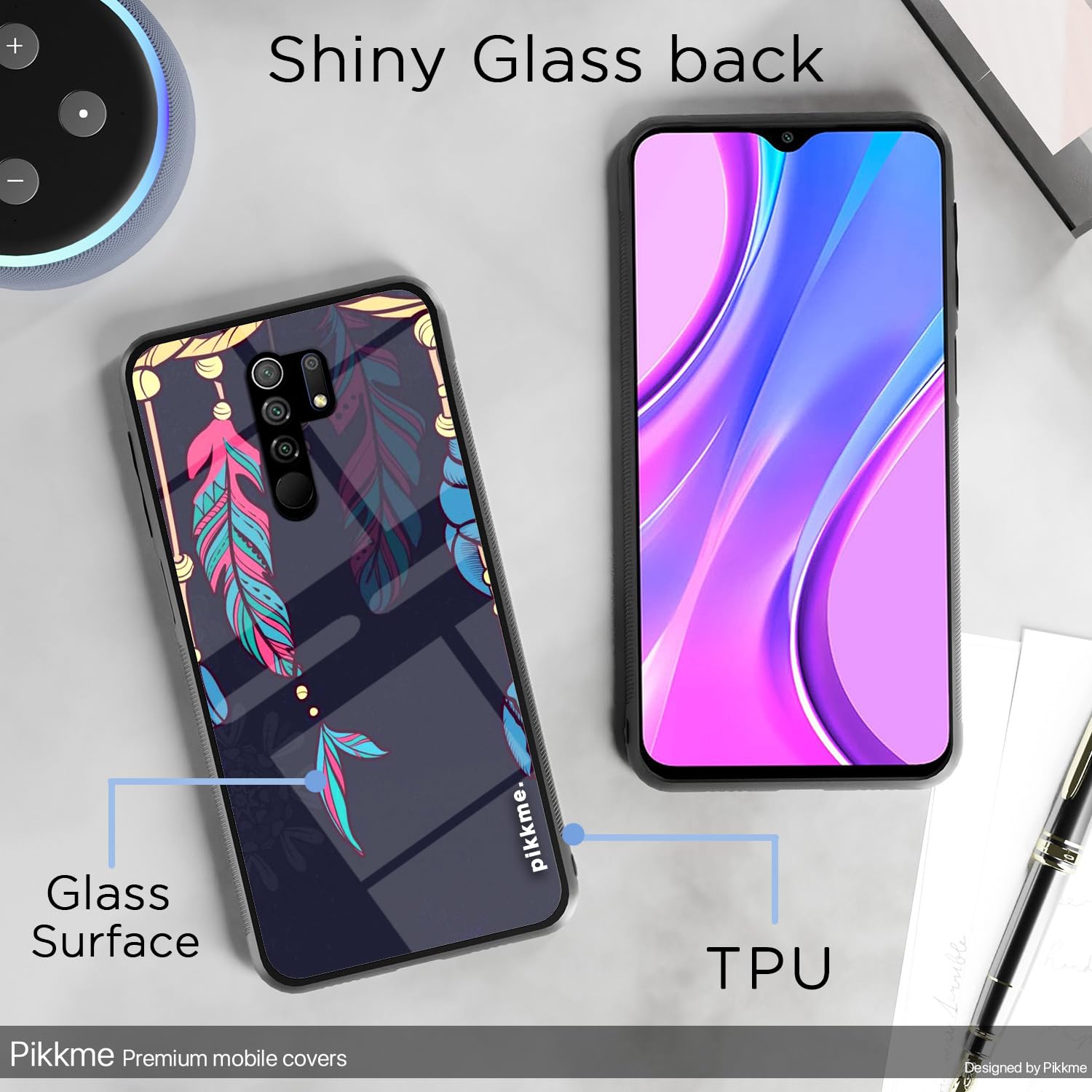 Pikkme Flower phone cover for Redmi 9 Prime – photo 3