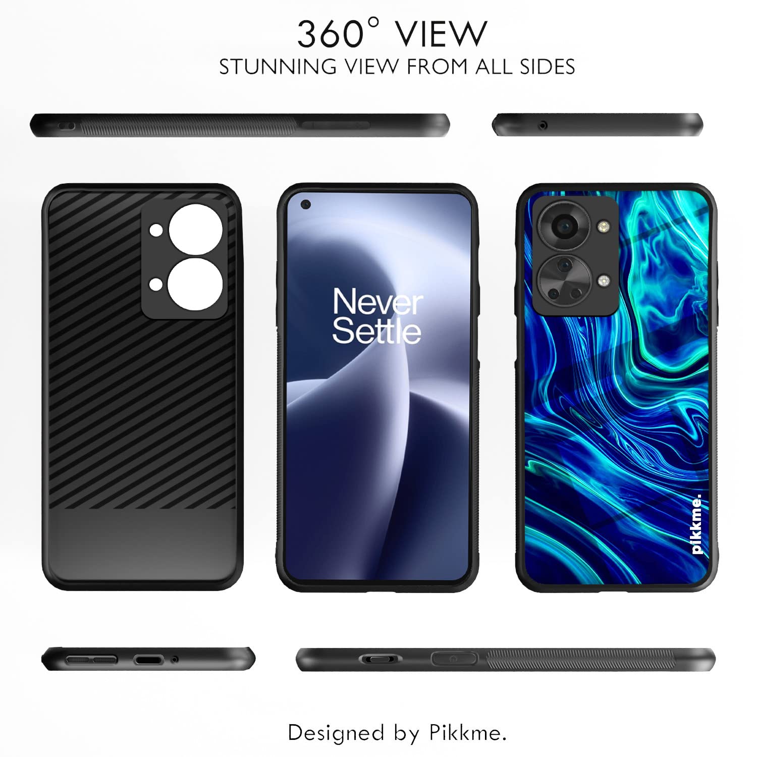 Pikkme OnePlus Nord 2T 5G Hybrid mobile back cover – photo 2
