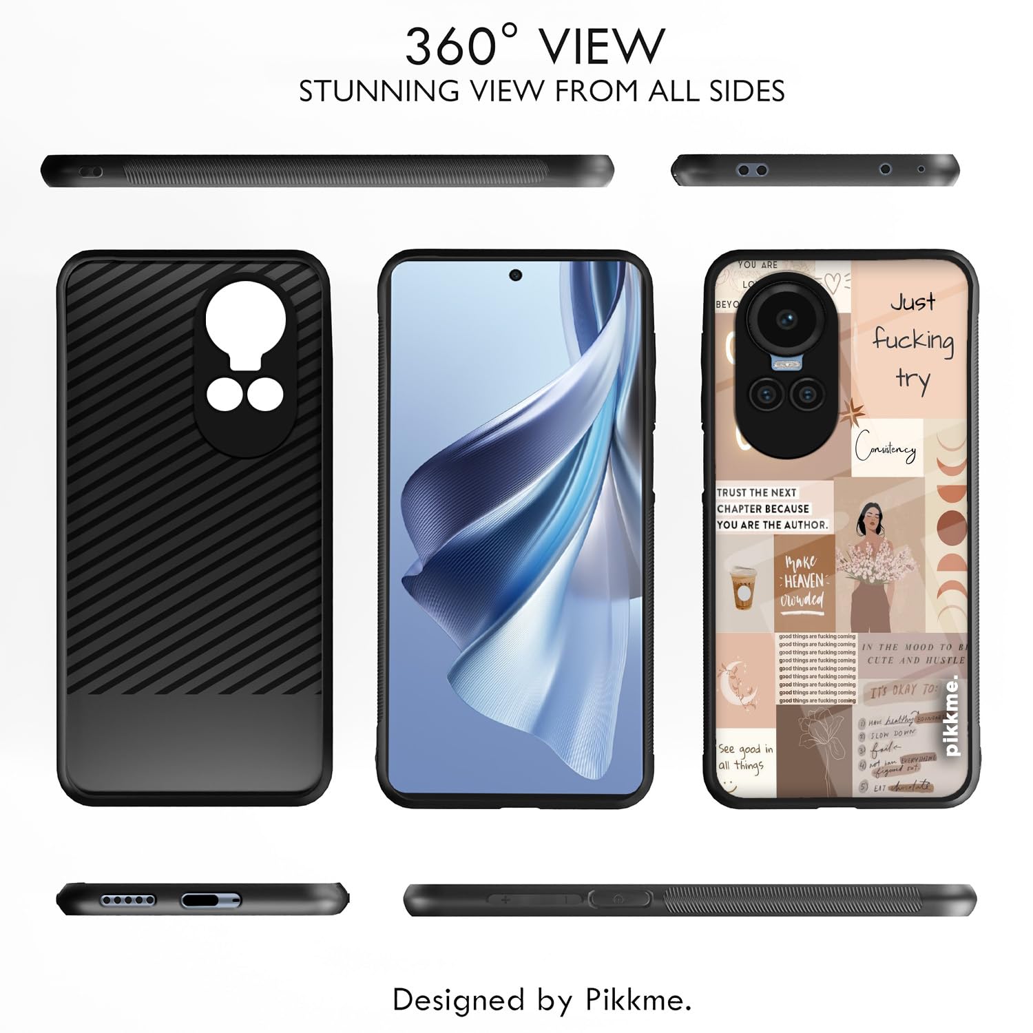 Pikkme Oppo Reno 10 5G Hybrid mobile back cover – photo 2