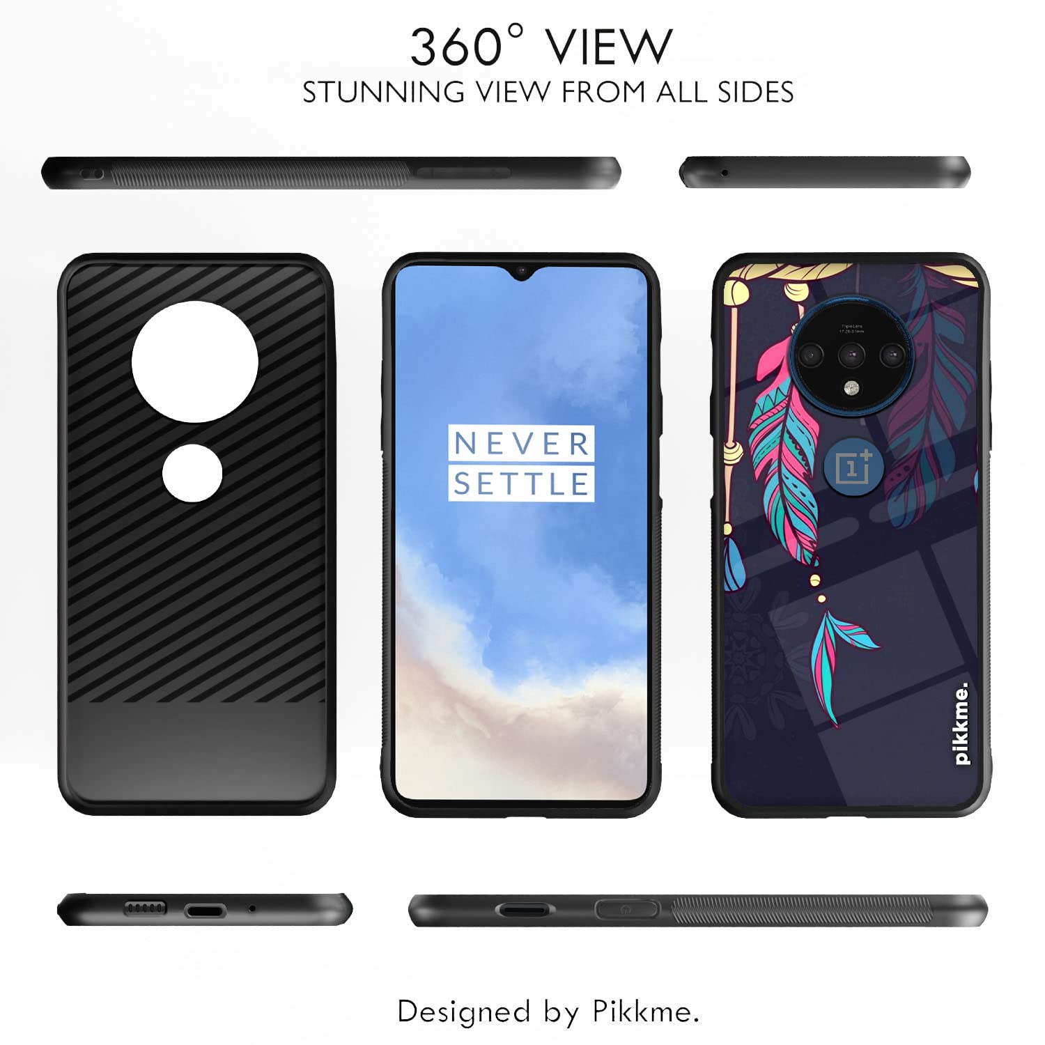 OnePlus 7T Flower back cover by Pikkme – photo 2