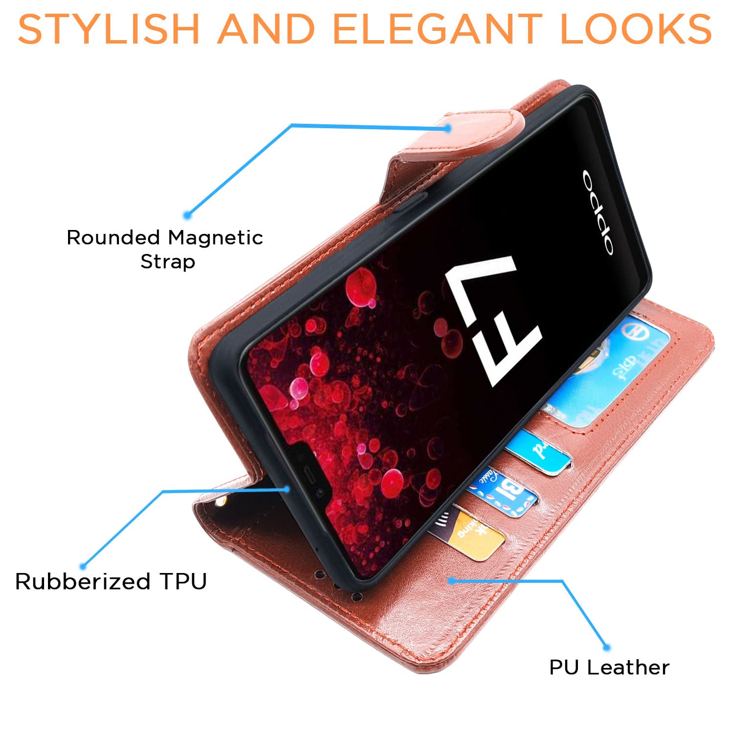 Pikkme Oppo F7 Magnetic mobile flip cover – photo 5