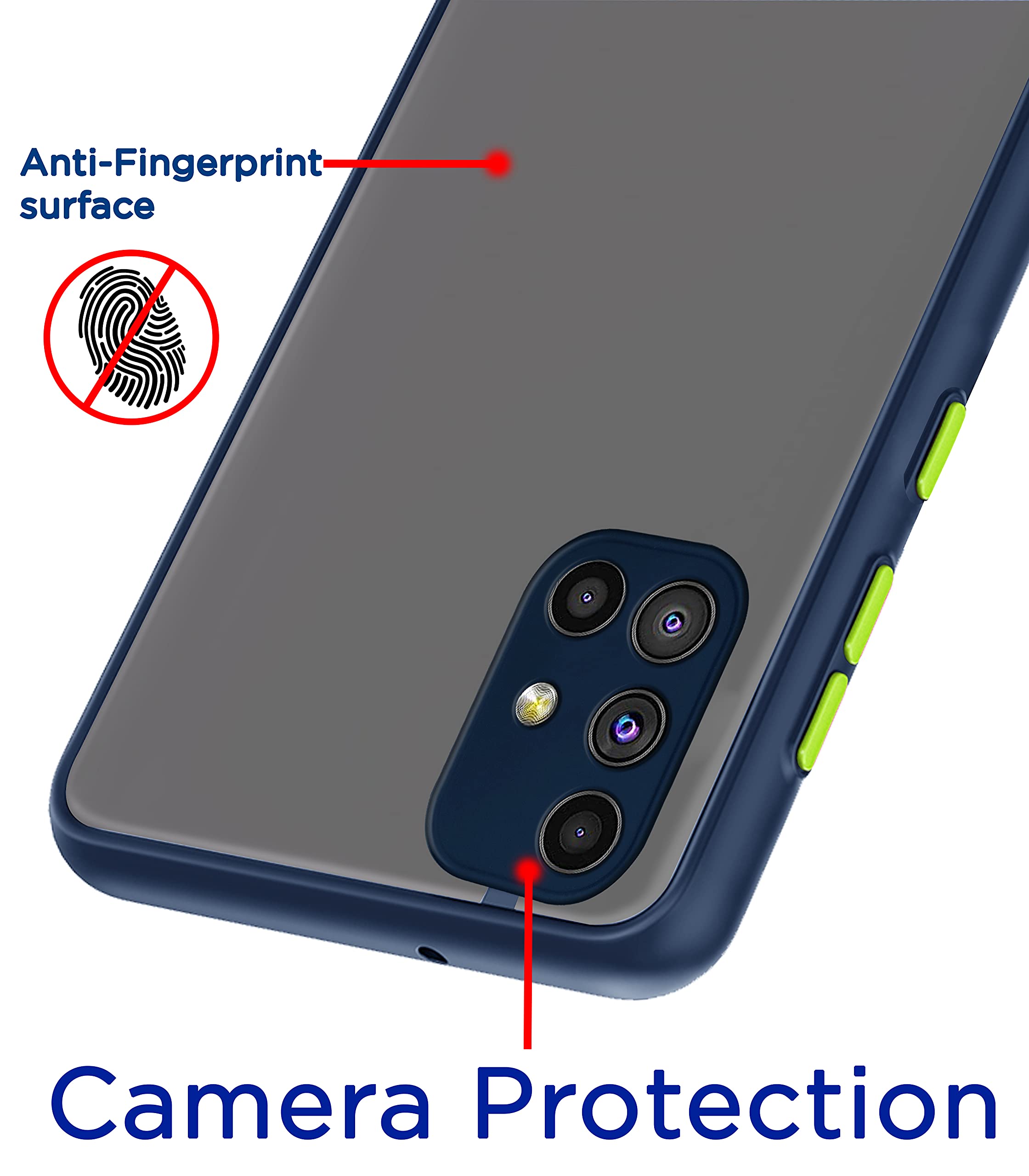 Pikkme blue Matte mobile cover for Samsung A51 – photo 2