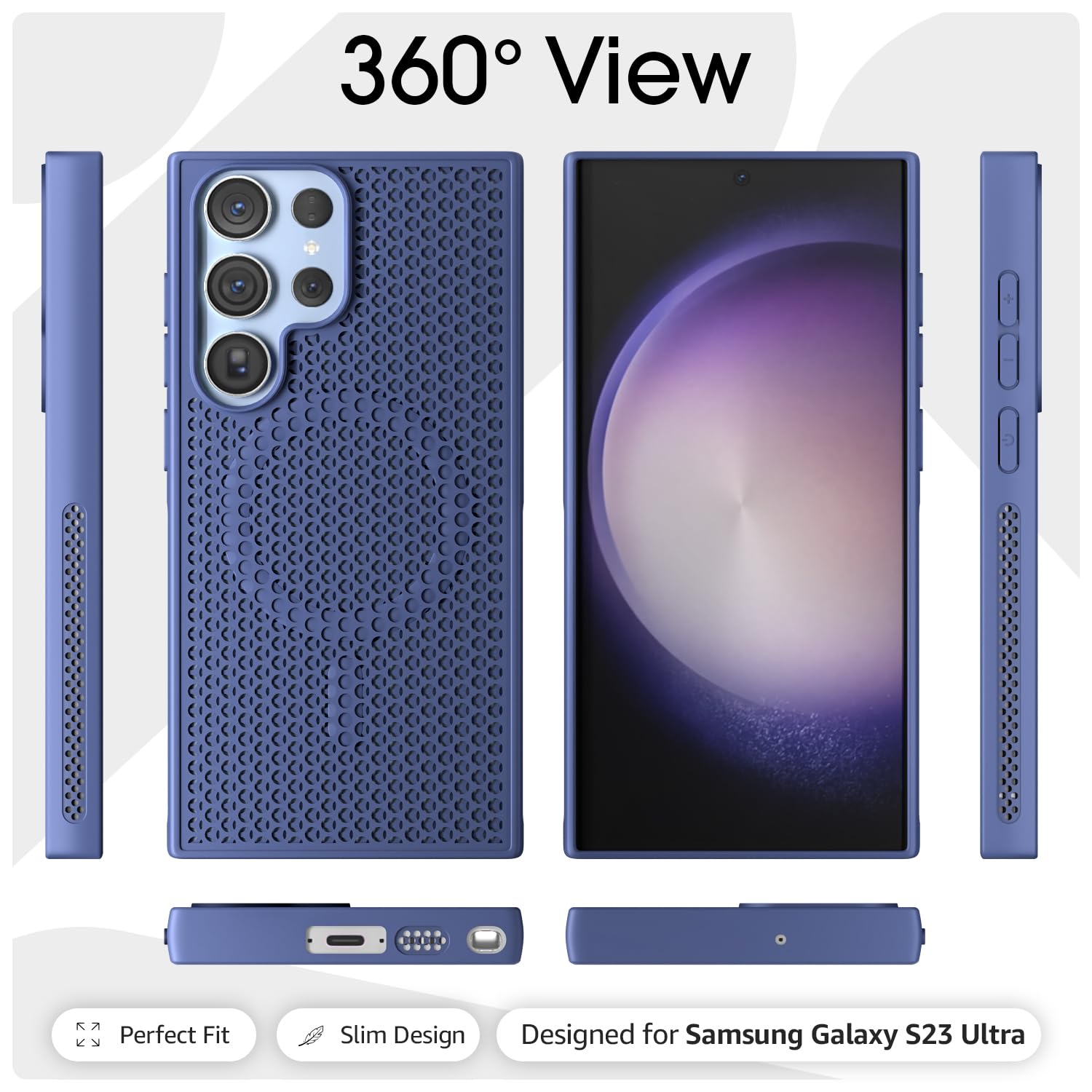 Blue mobile back cover for Samsung S23 Ultra 5G – Pikkme – photo 3