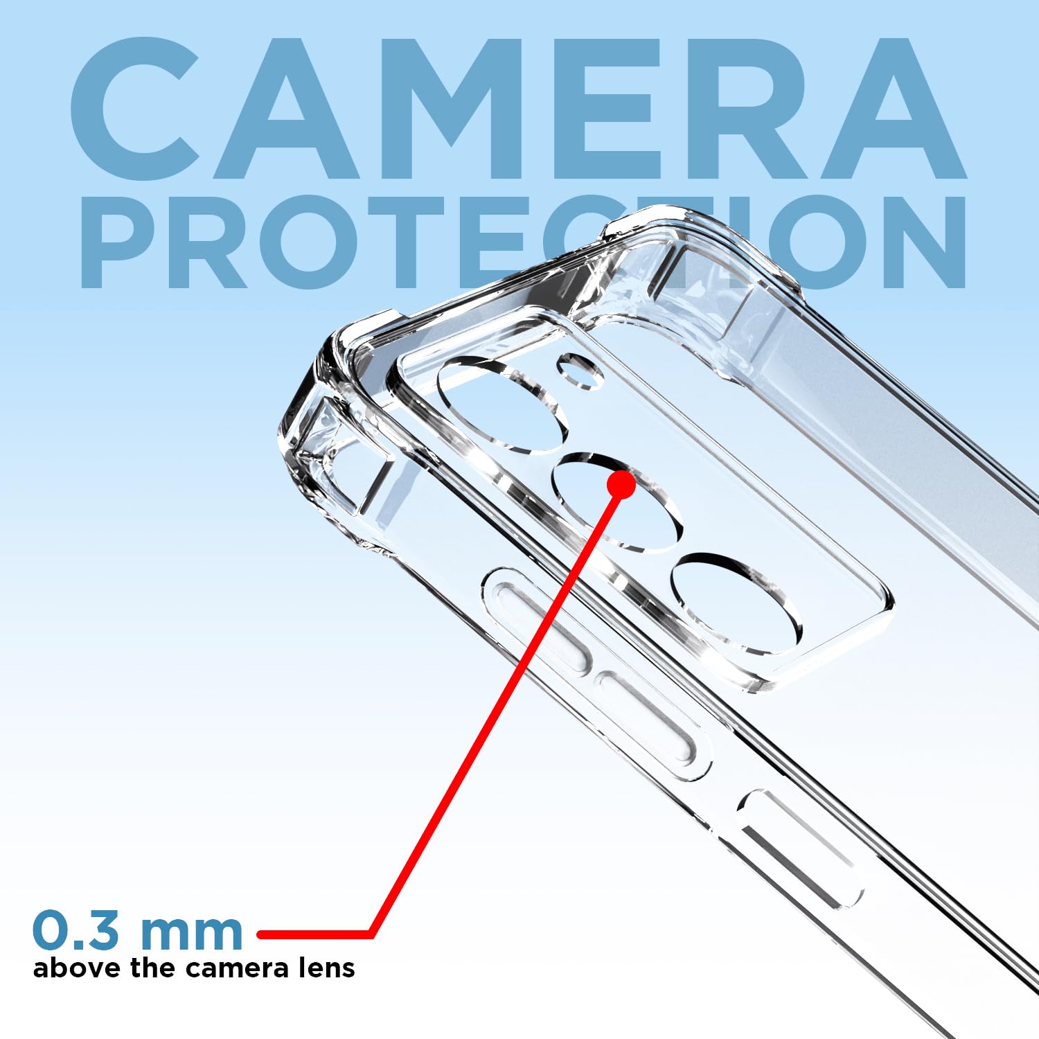 Pikkme Realme P3x 5G PC + TPU Clear Transparent Back Cover (Transparent)