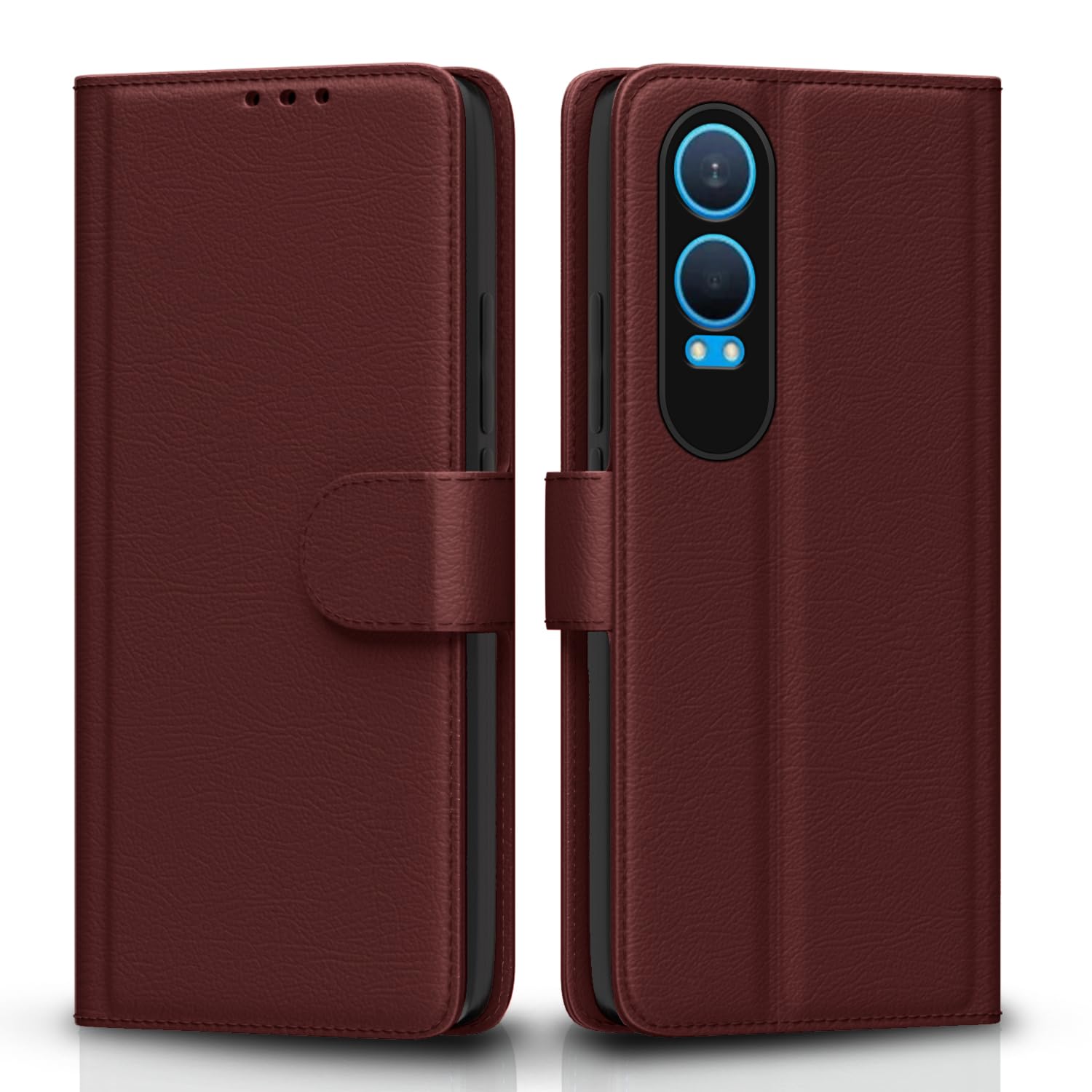 OnePlus Nord CE 4 Lite 5G flip case in brown by Pikkme