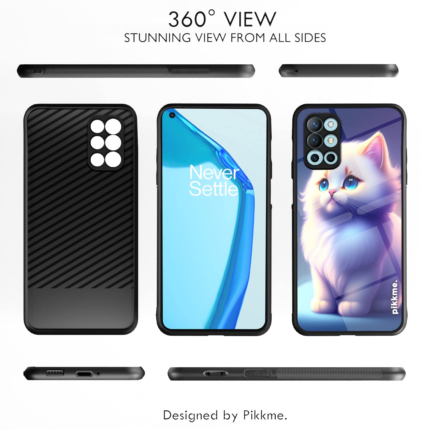 OnePlus 8T Cat mobile cover by Pikkme – photo 2
