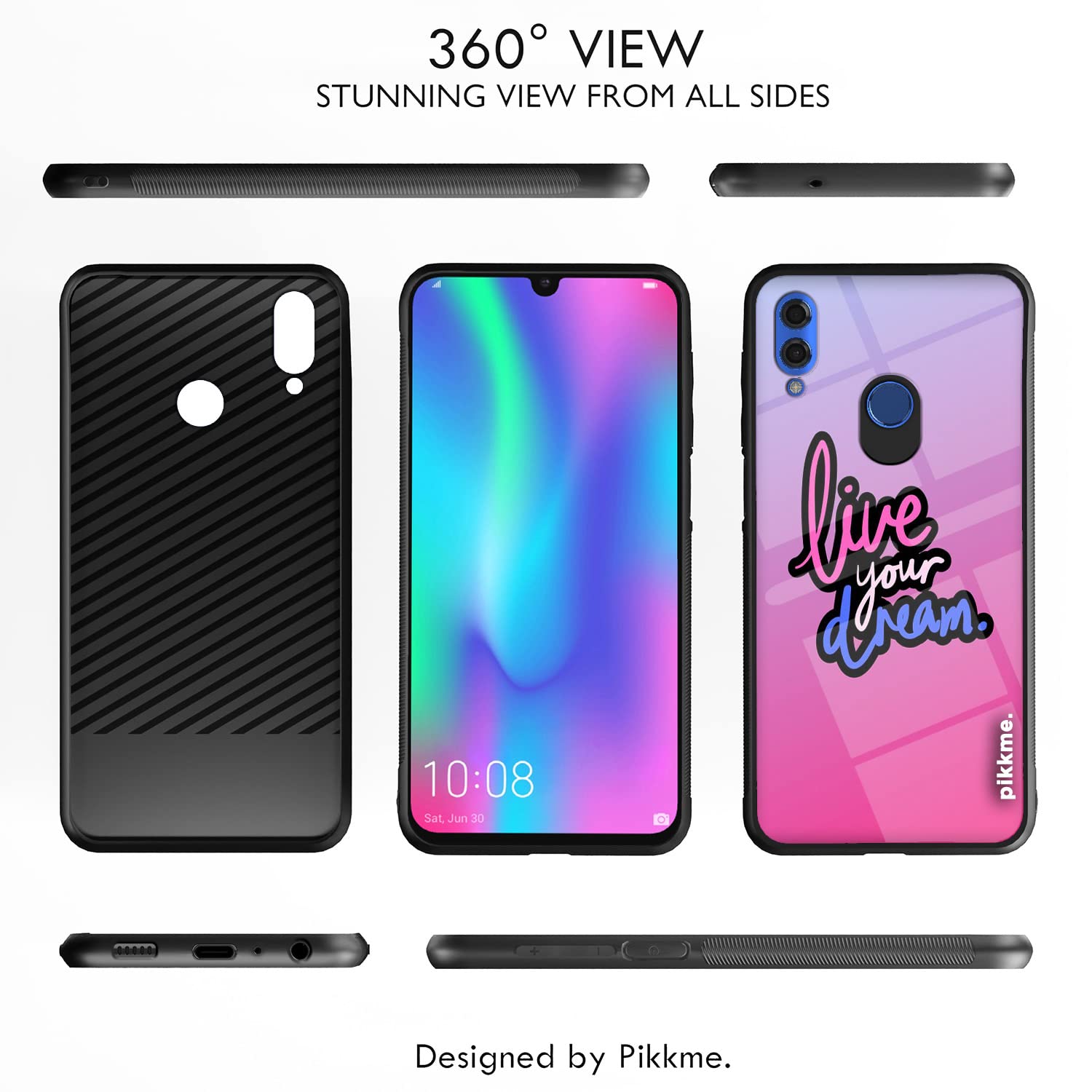 Honor 10 Lite Hybrid phone cover by Pikkme – photo 2