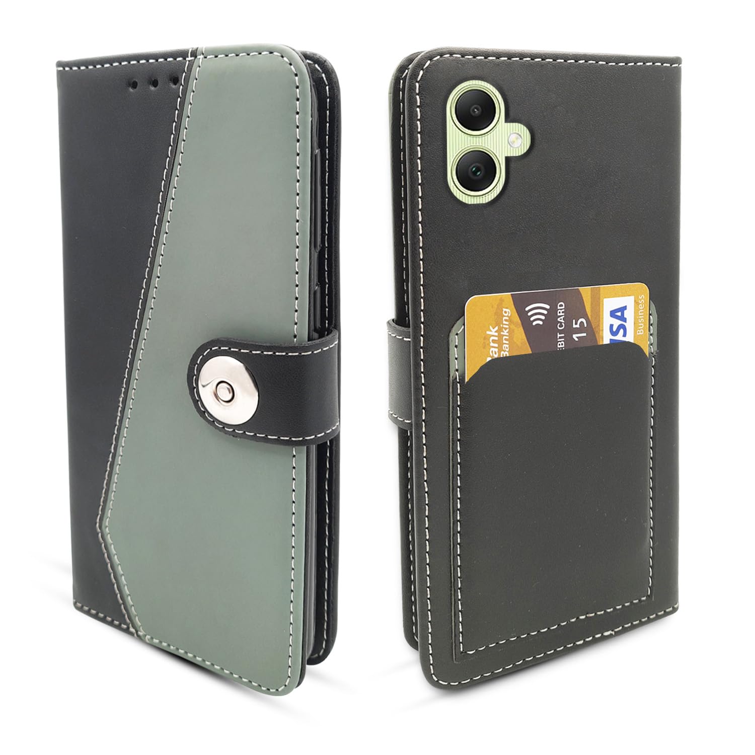Grey Magnetic flip cover for Samsung A05/M05/F05 – Pikkme