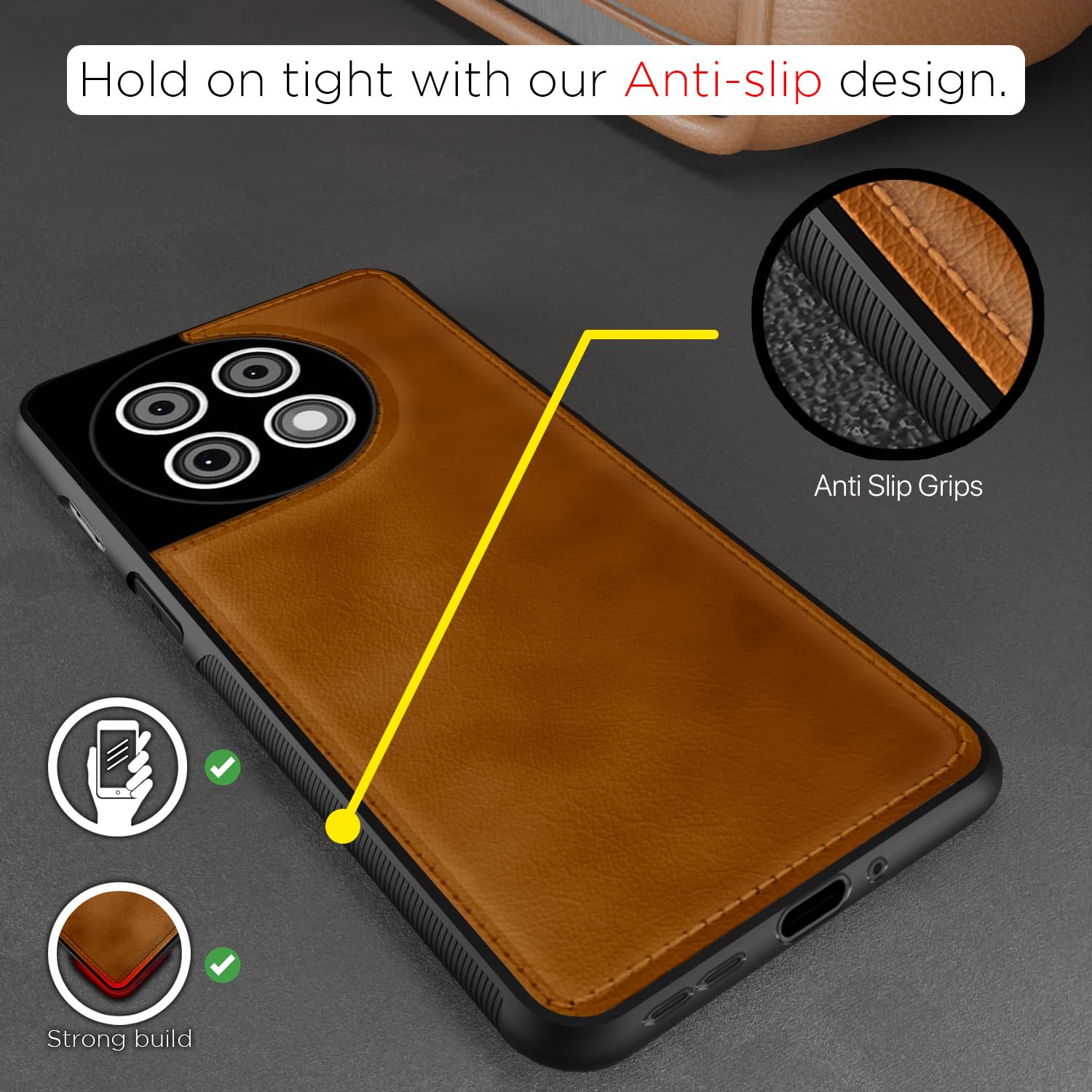 Brown mobile back cover for OnePlus 11R 5G – Pikkme – photo 2