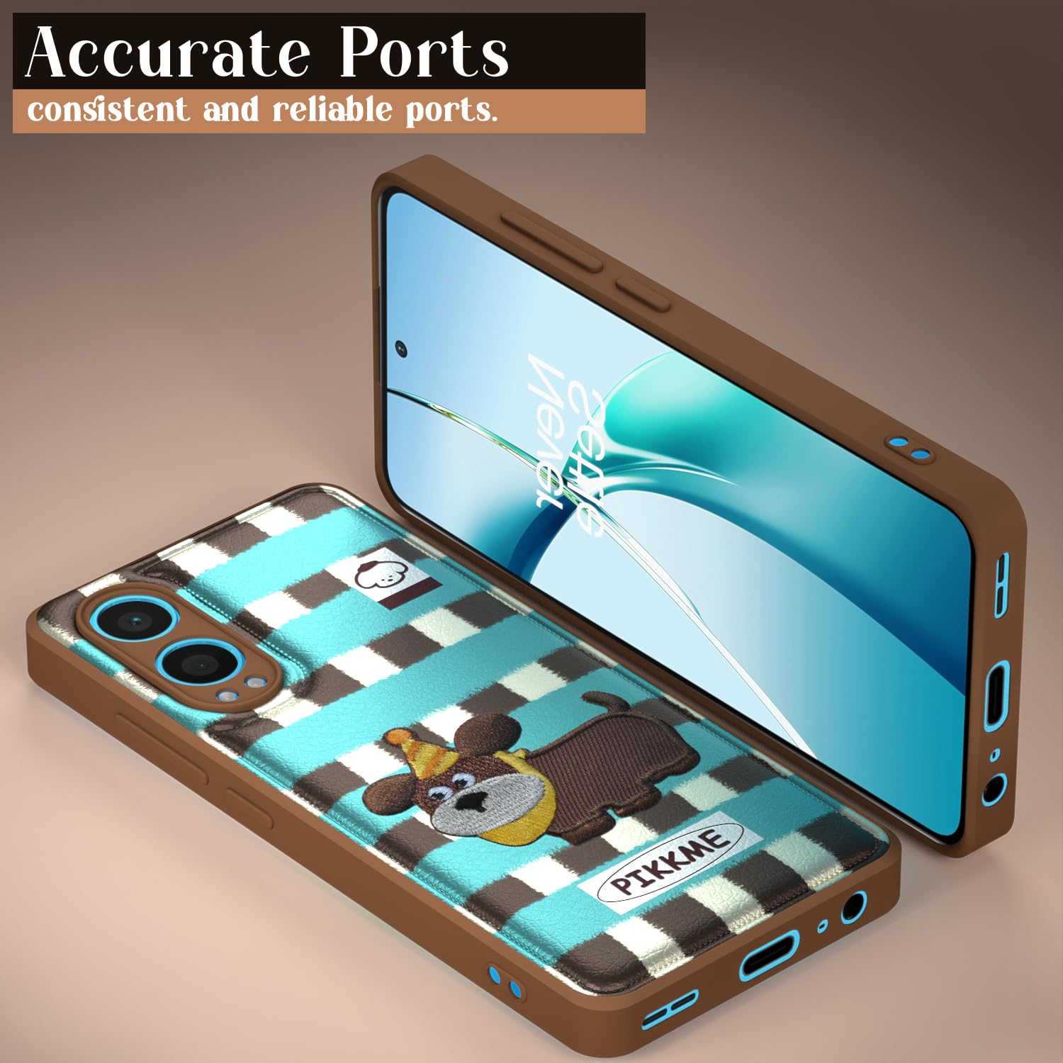 Pikkme OnePlus Nord Ce 4 Lite 5G Cute Girlish Dog Series Back Cover (Design2)