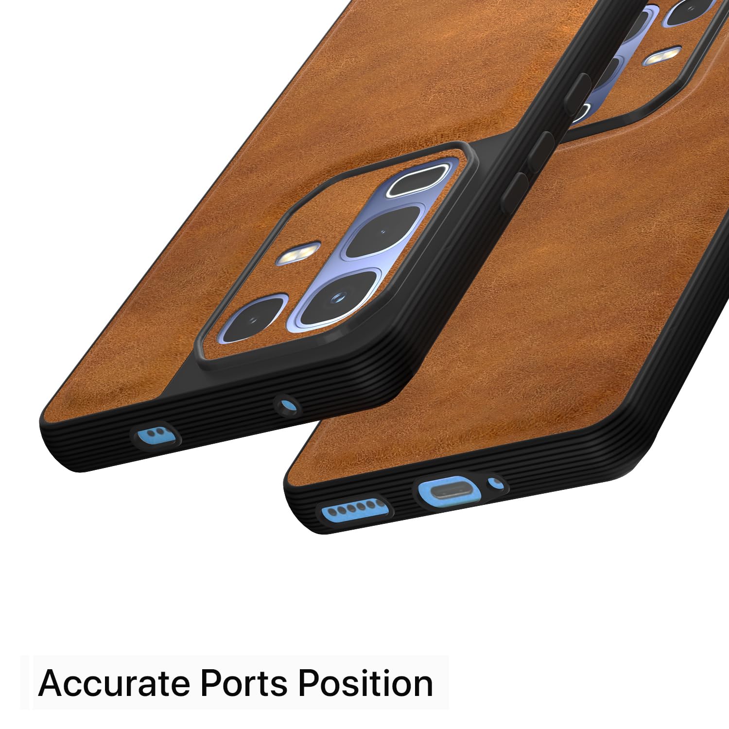 Pikkme Infinix Note 50s 5G Leather brown back cover – photo 4