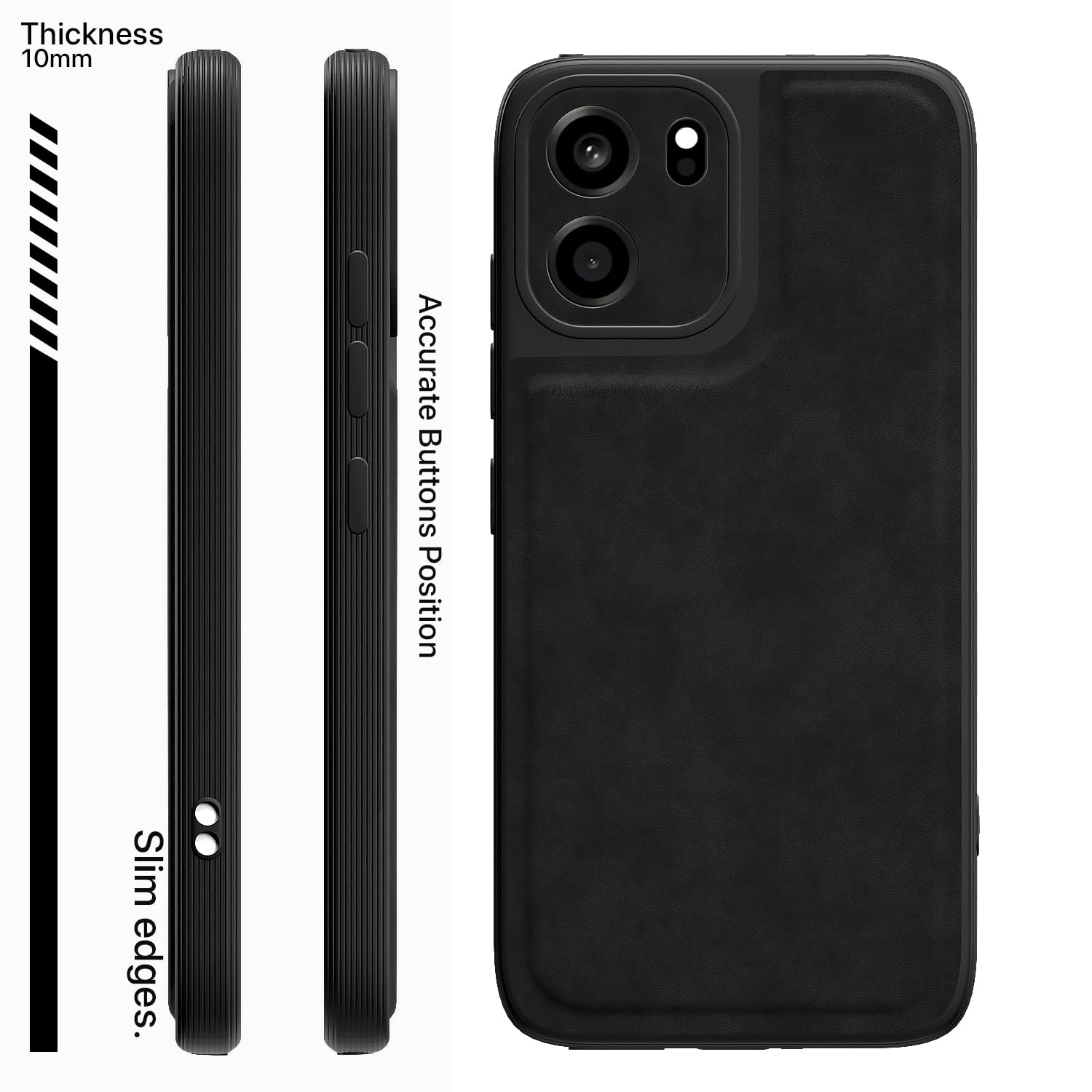 Black phone cover for OnePlus Nord CE 6 5G – Pikkme – photo 3
