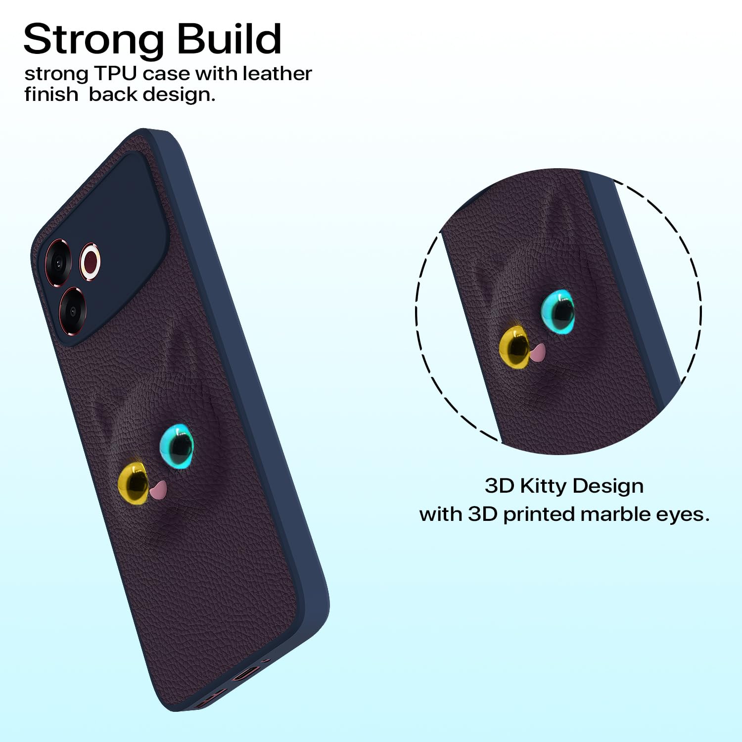 Purple Kitty phone cover for Oppo F33 Pro 5G – Pikkme – photo 2