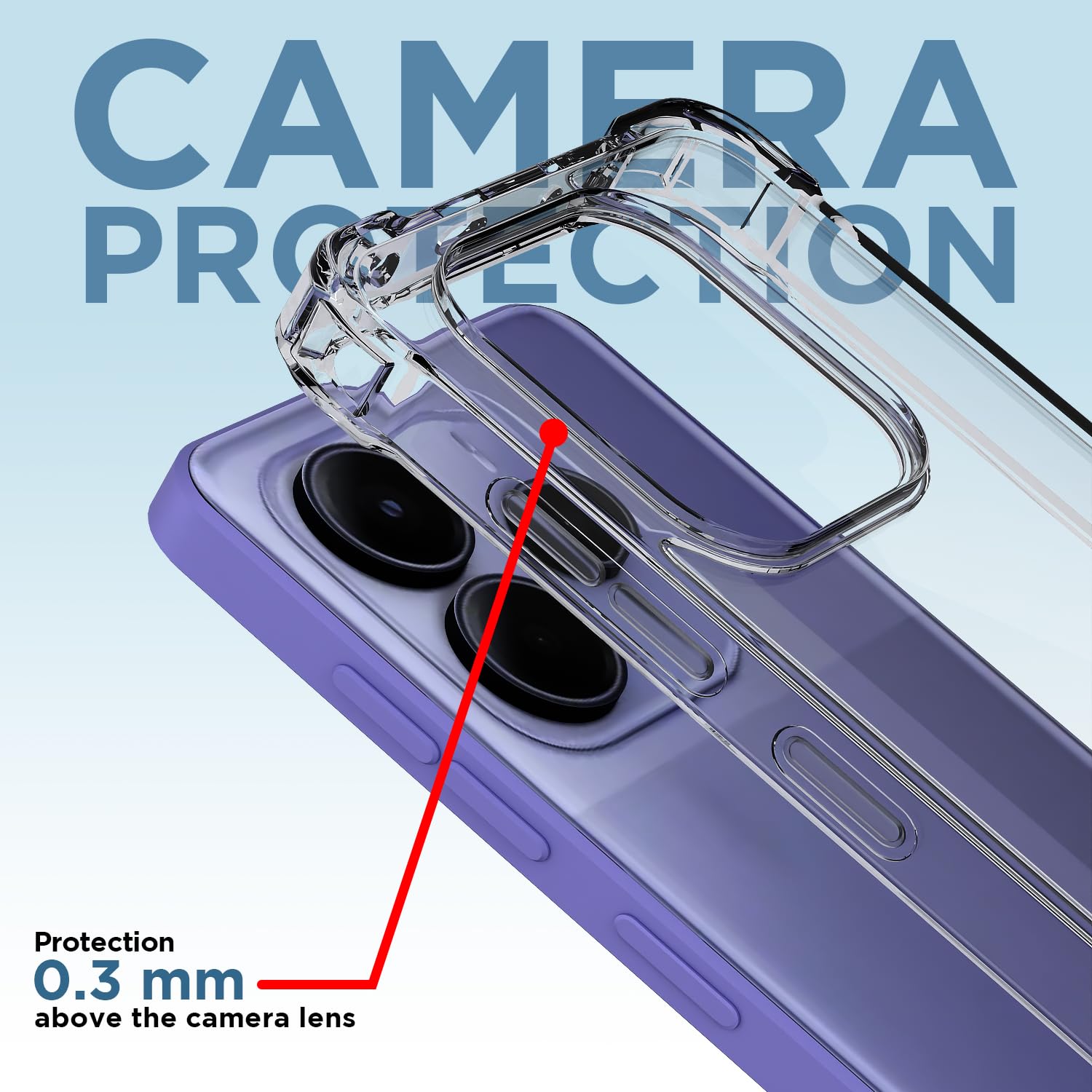 Transparent PC-TPU mobile cover for Redmi Note 14 5G – Pikkme – photo 5