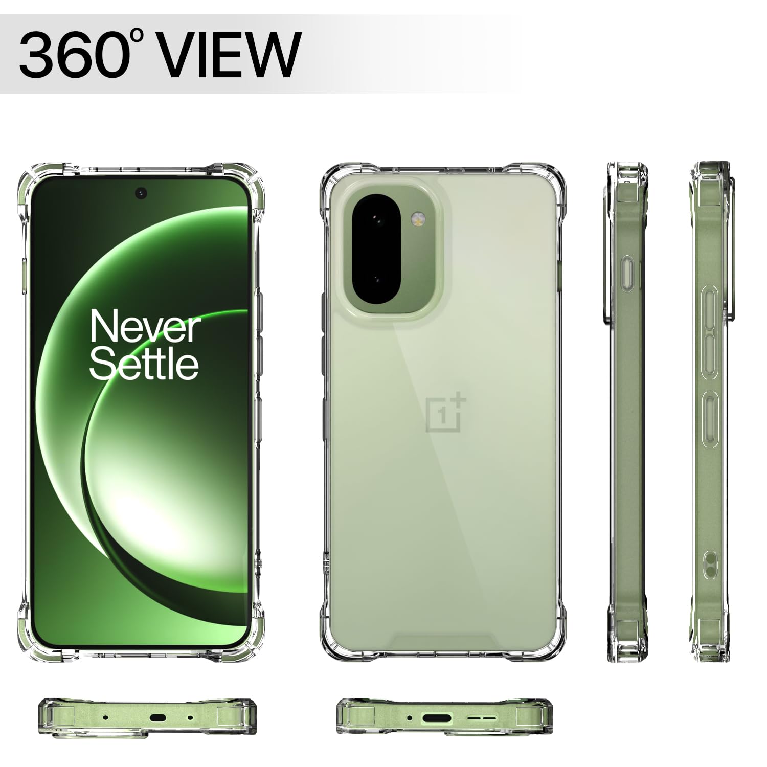 OnePlus 15R/Ace 6/Ace 6T 5G PC-TPU back cover in transparent by Pikkme – photo 7