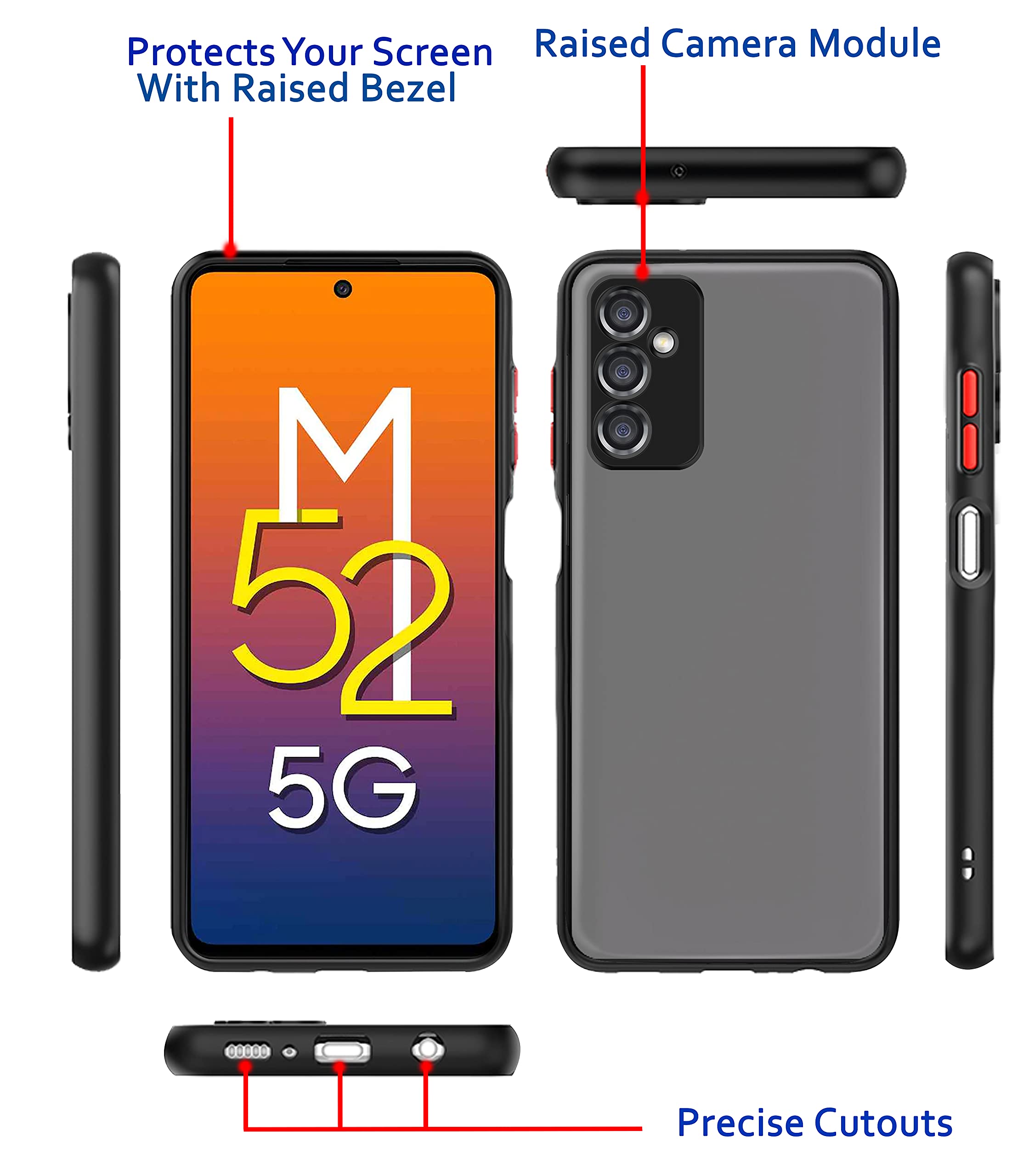 Pikkme black back cover for Samsung M52 5G – photo 3
