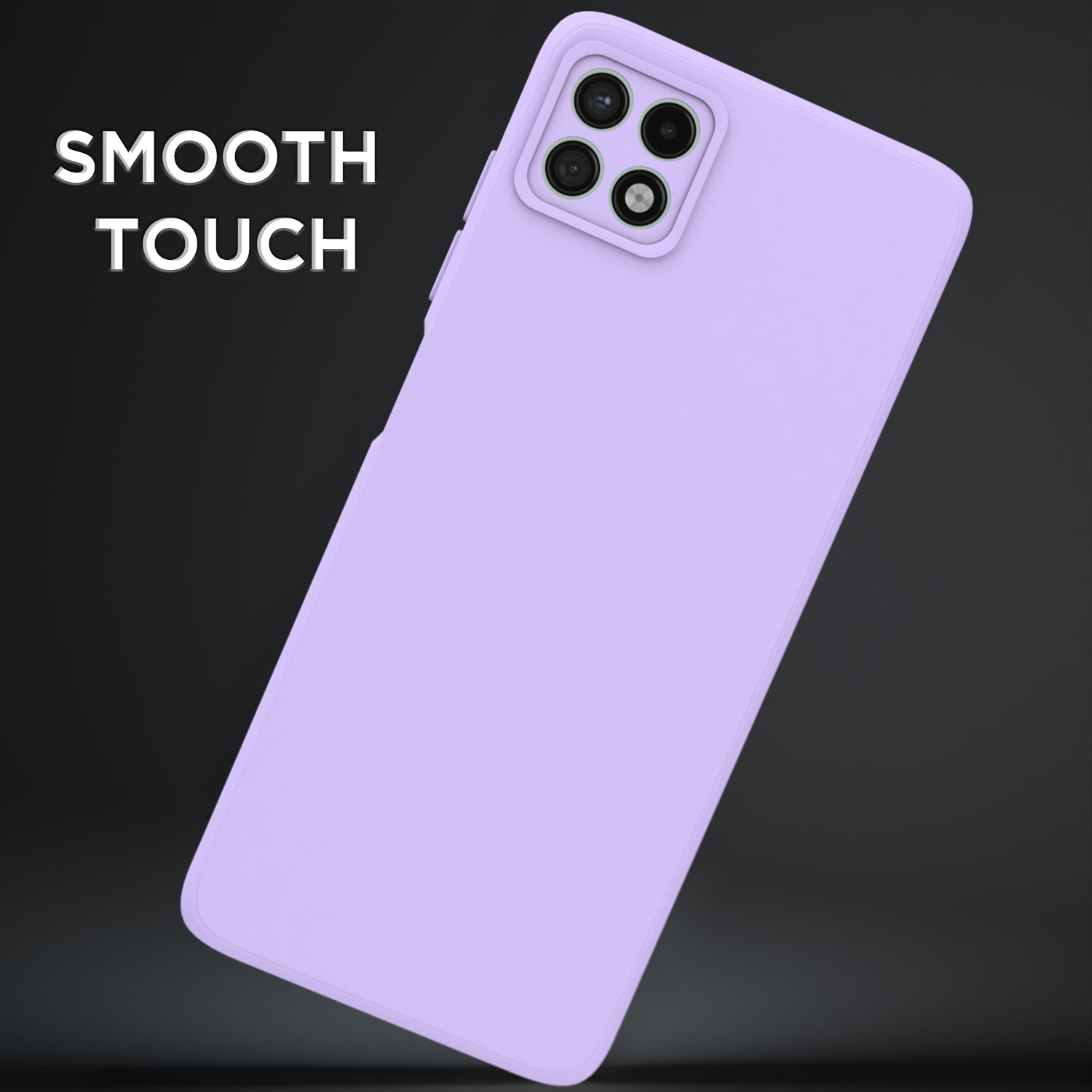 Pikkme Samsung Galaxy A22 5G Liquid Silicone Back Cover | Purple