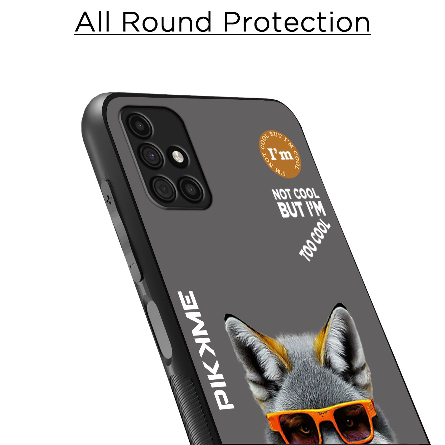 Pikkme Grey Wolf Swag Samsung Galaxy M31s Nim2 Back Cover (Design 01)