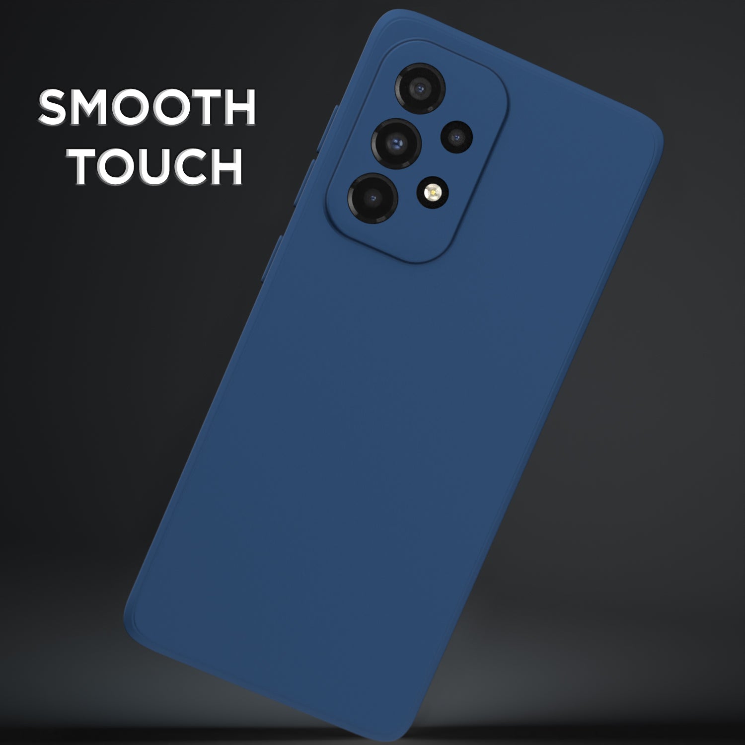 Pikkme Samsung Galaxy A33 5G Liquid Silicone Back Cover | Blue