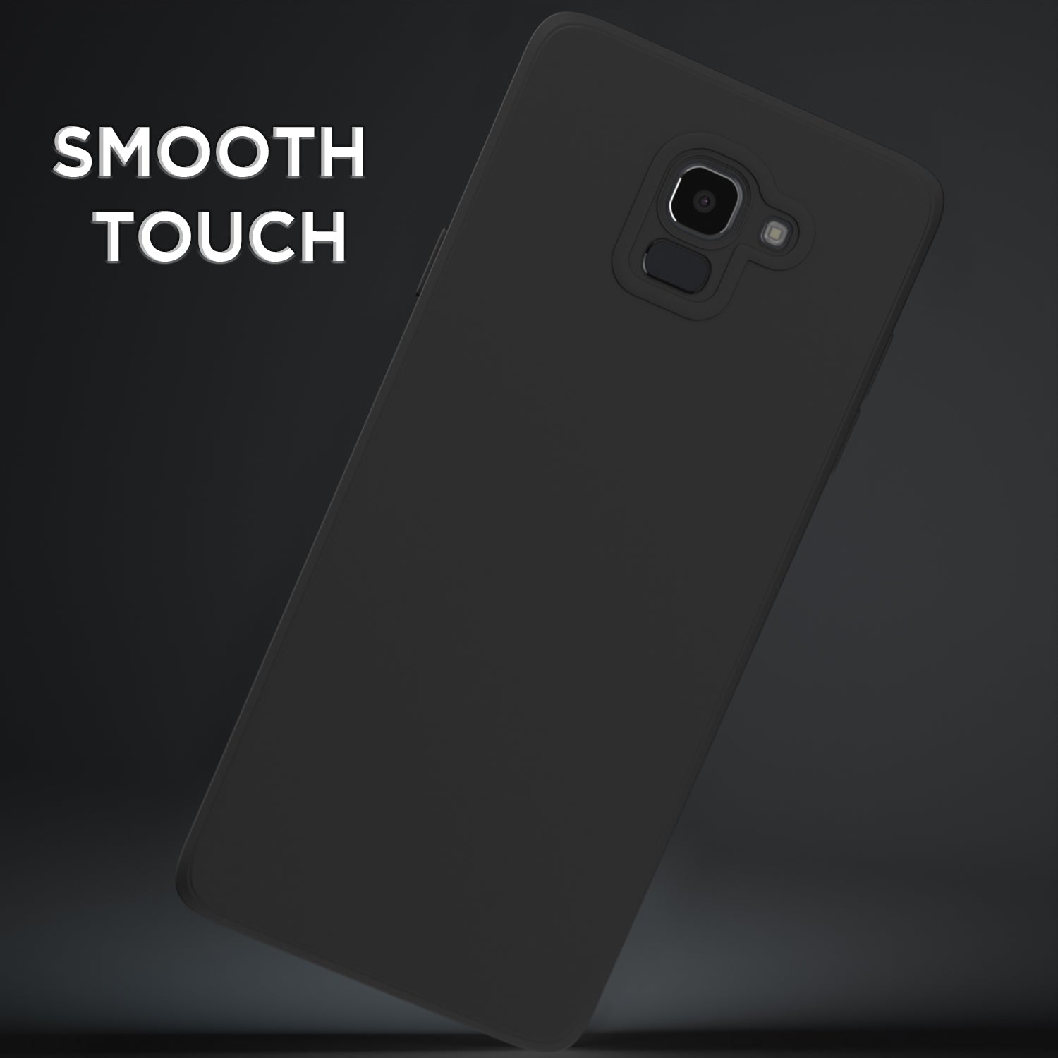 Pikkme Samsung Galaxy J6 2018 Liquid Silicone Back Cover | Black