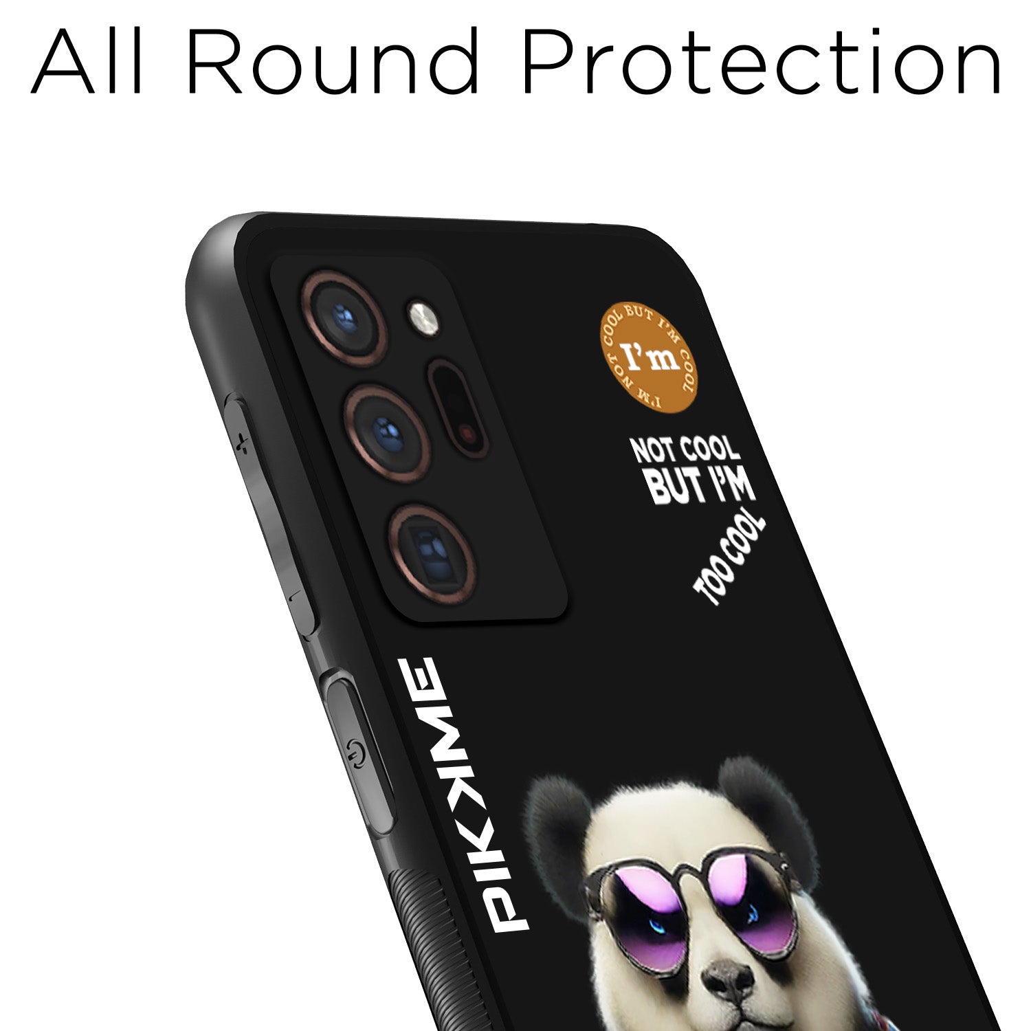 Pikkme Black Panda Swag Samsung Galaxy Note 20 Ultra Nim2 Back Cover (Design 05)