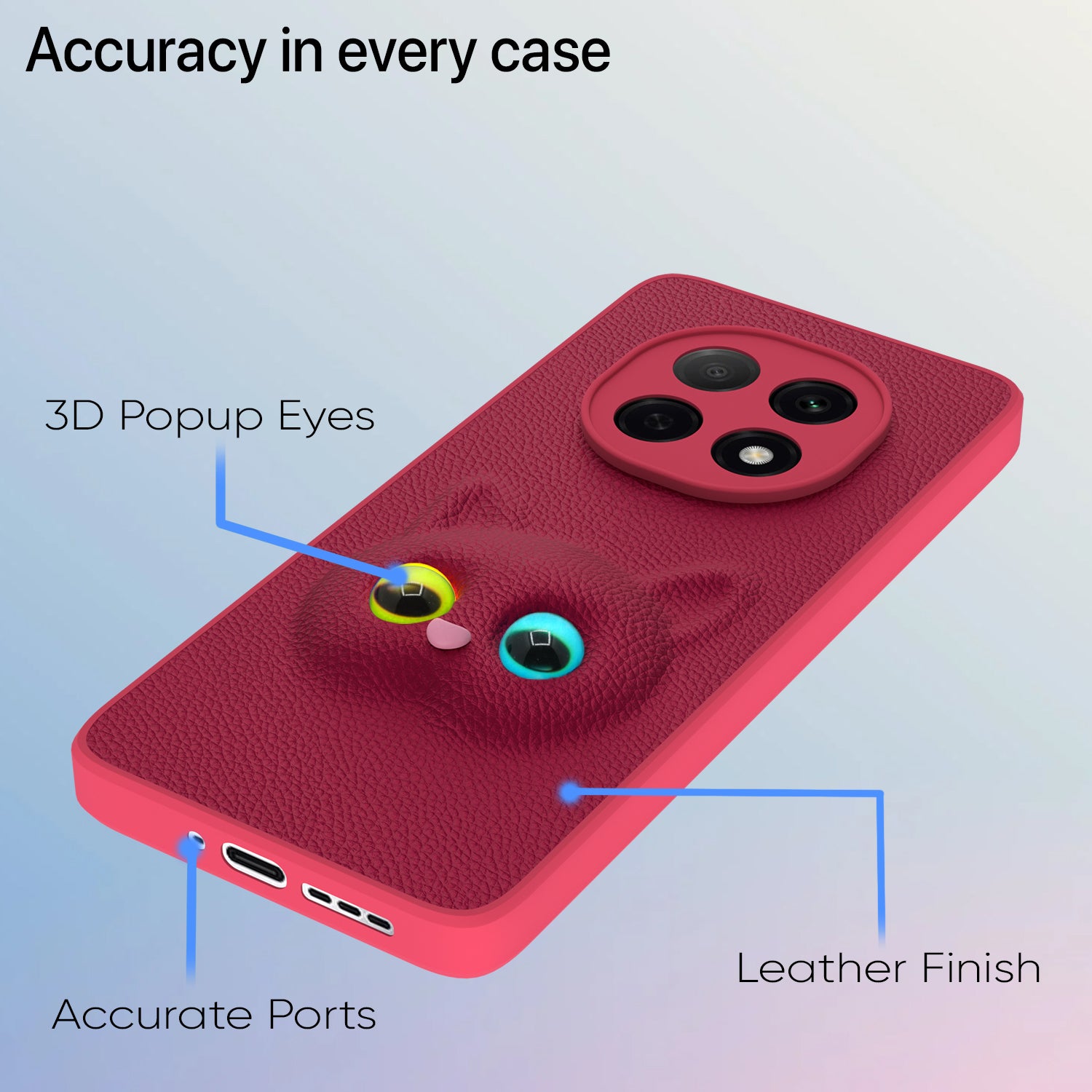 Pikkme Oppo F29 Pro 5G Kitty Back Cover (Pink)