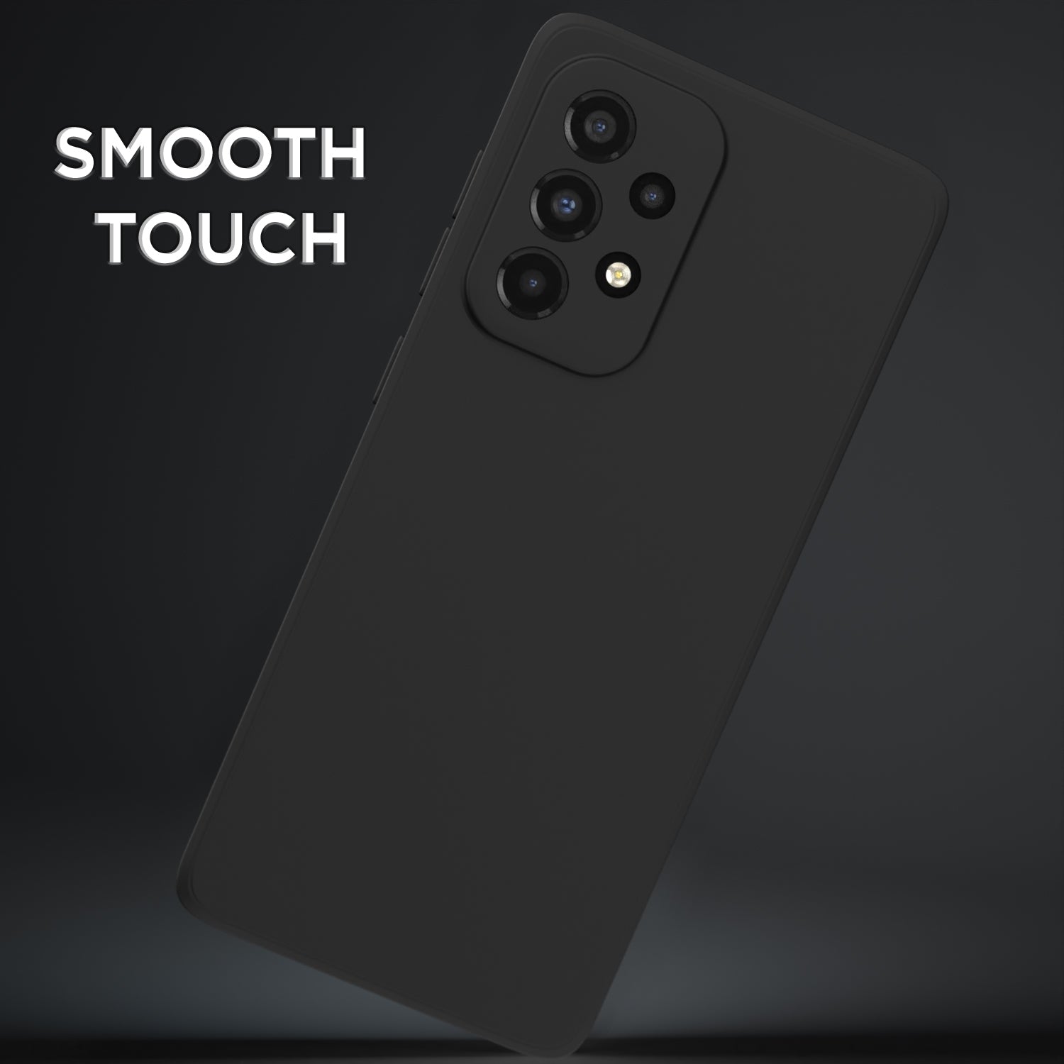 Pikkme Samsung Galaxy A33 5GLiquid Siliconee Back Cover | Black